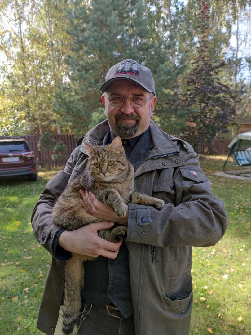 Vasya Lozhkin and the cat - cat, Vasya Lozhkin, The photo