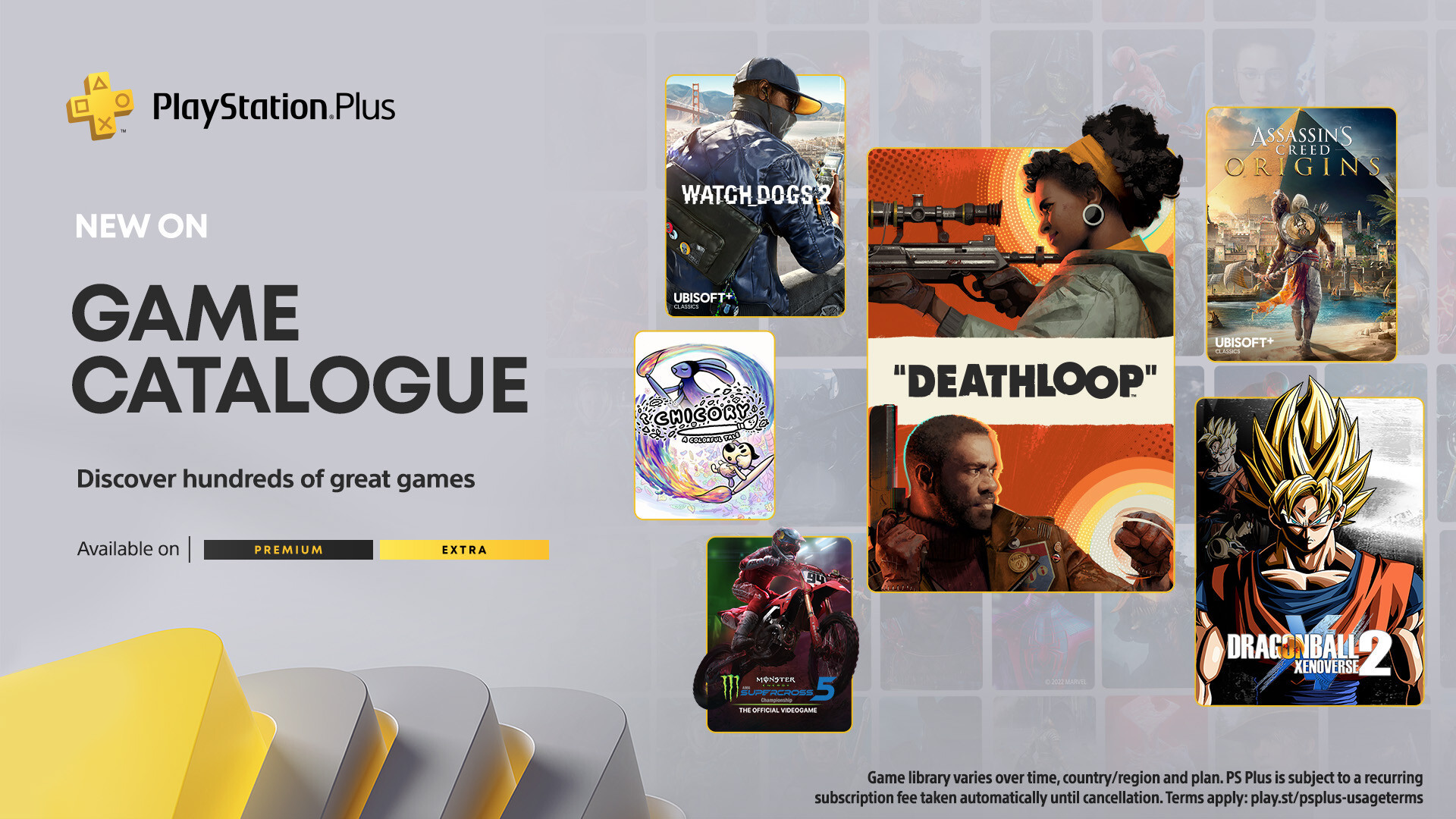 В расширенную подписку PS Plus добавили Deathloop, Watch Dogs 2 и другие проекты - Playstation, Игры, Видеоигра, Playstation plus, Assassins Creed, Deathloop, Watch Dogs