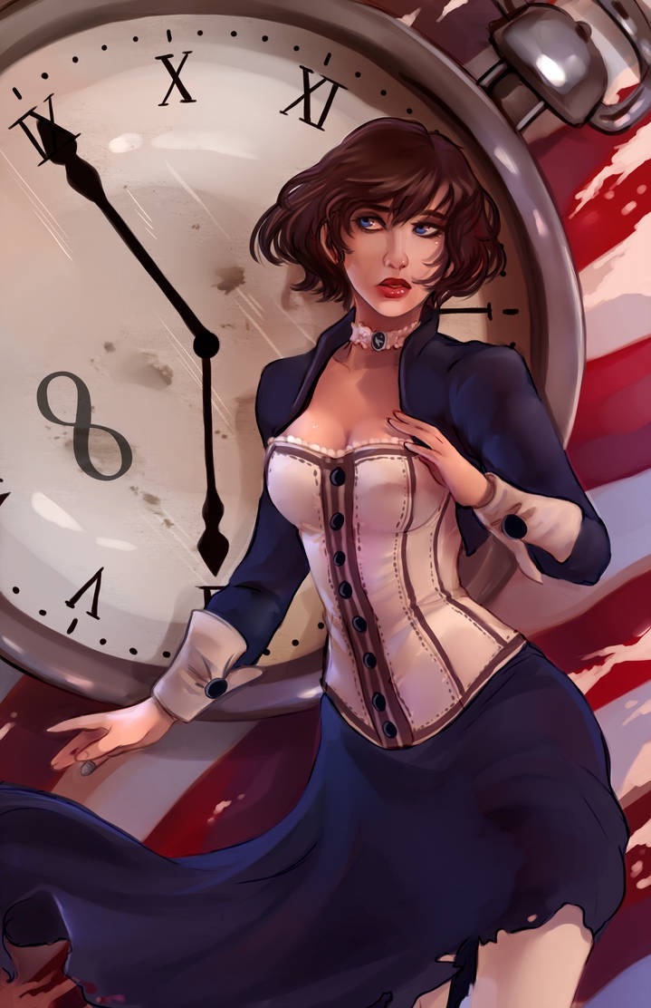 Beautiful Elizabeth! - Art, Girls, Elizabeth, Computer games, Bioshock Infinite, Longpost