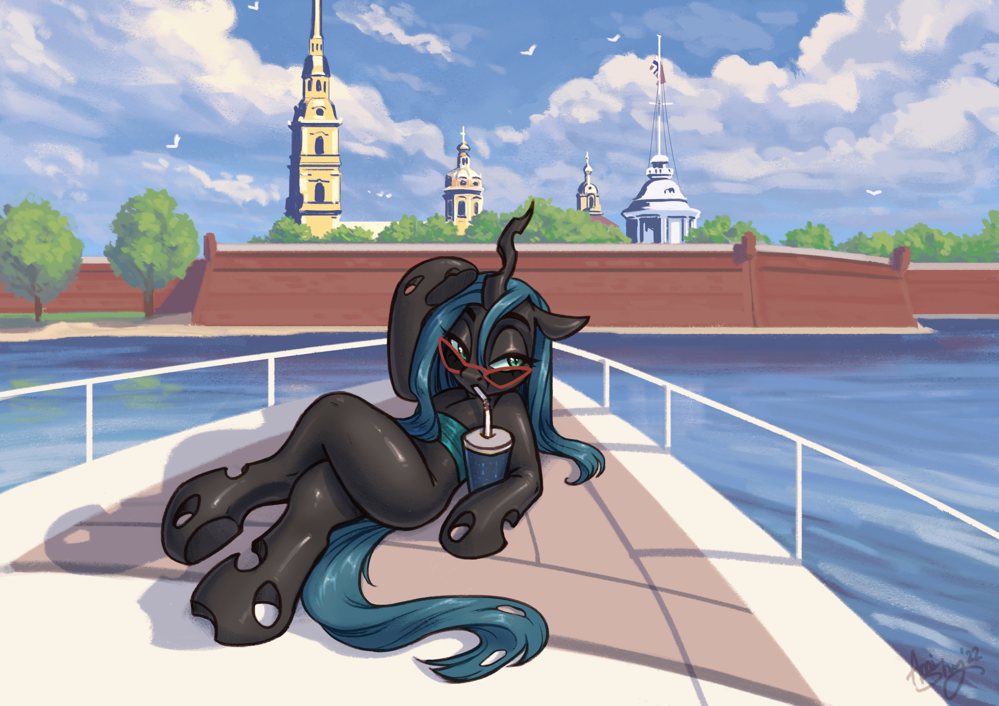 Summer holidays in St. Petersburg - My little pony, Queen chrysalis, Amishy