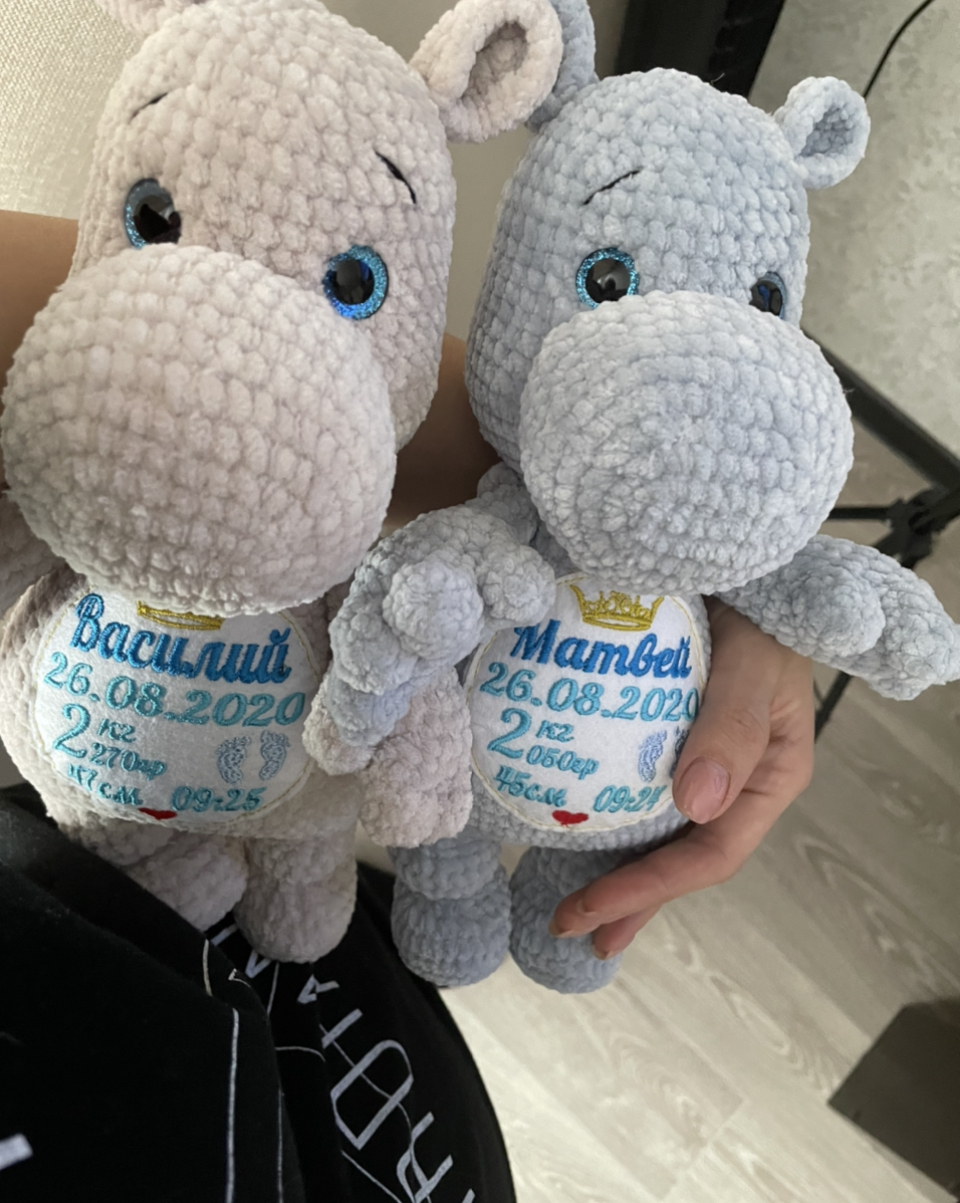 Hello everyone! My name is Tanya. I love to knit. I knit plush friends for kids. We embroider metrics for them and this makes the toys unique) - My, Knitted toys, Children, Hobby, Crochet, Longpost, Amigurumi