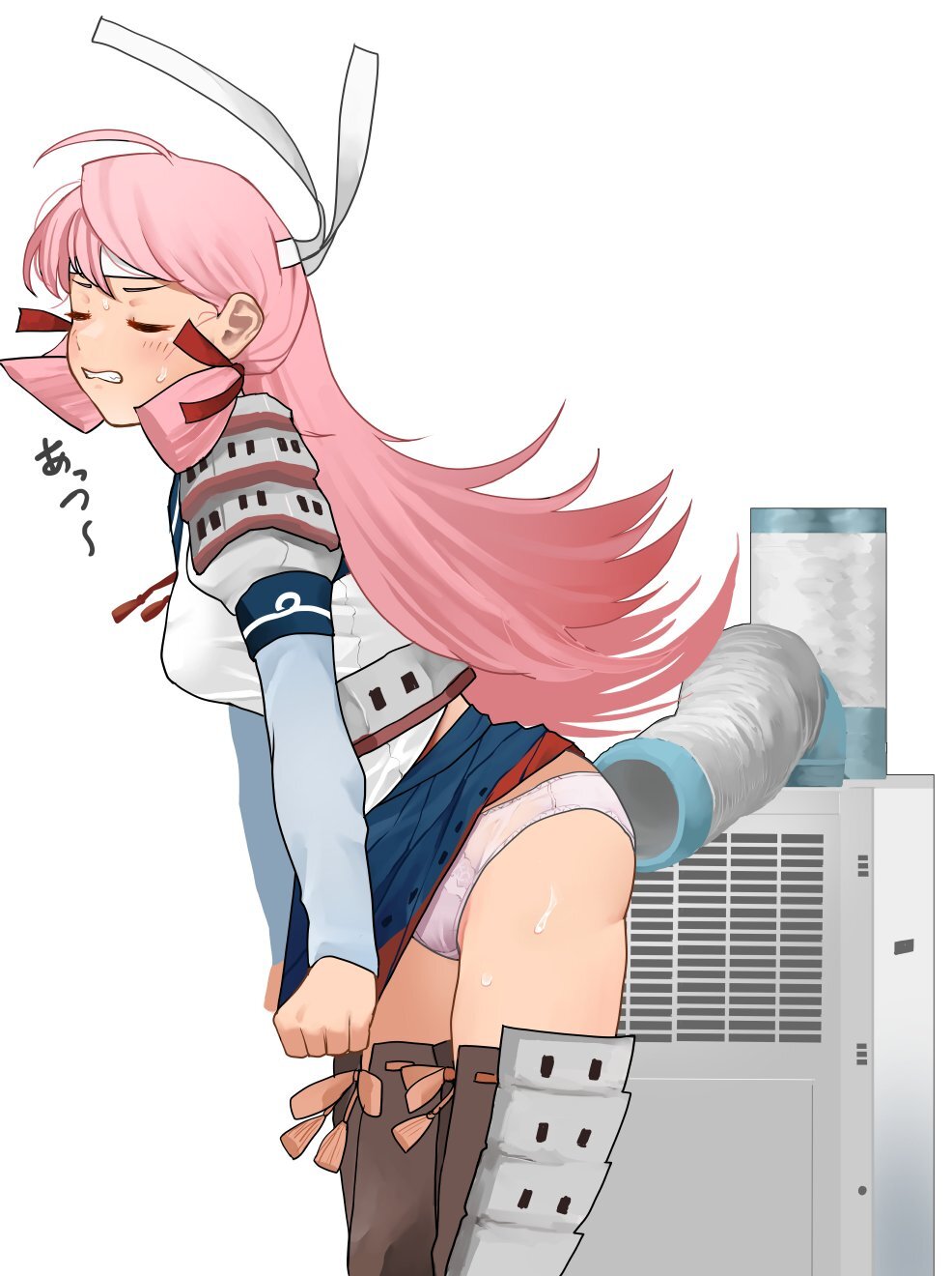 Cooling - NSFW, Art, Anime, Anime art, Hand-drawn erotica, Akashi, Pantsu, Kantai collection