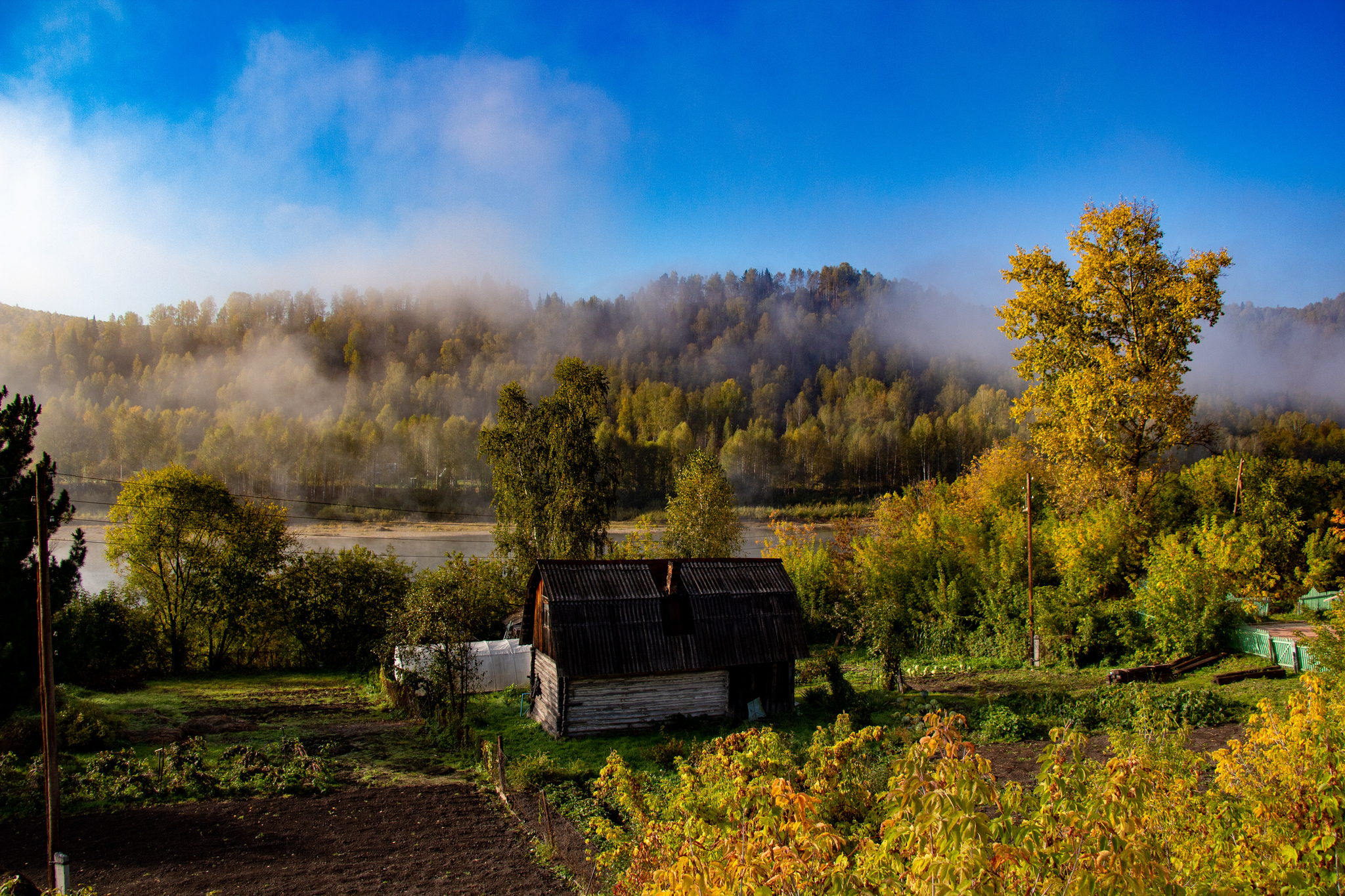 Cottage by the river - My, The photo, an old house, Drive