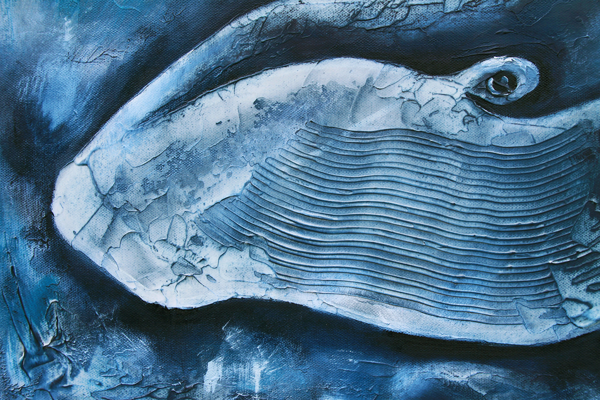 Sea power. - My, Art, Artist, Painting, Painting, Oil painting, Whale, Longpost, Modern Art