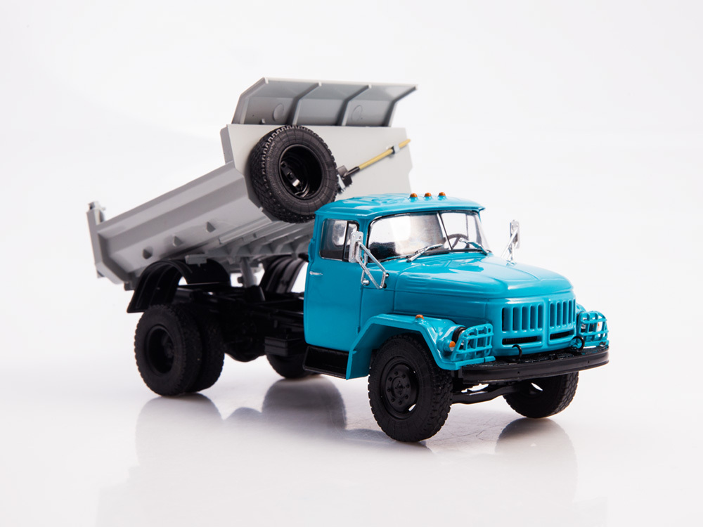 ZIL-UAMZ-4505. - My, Modeling, Scale model, Stand modeling, Painting miniatures, Collecting, Miniature, Zil, Dump truck, Truck, Longpost, Collection