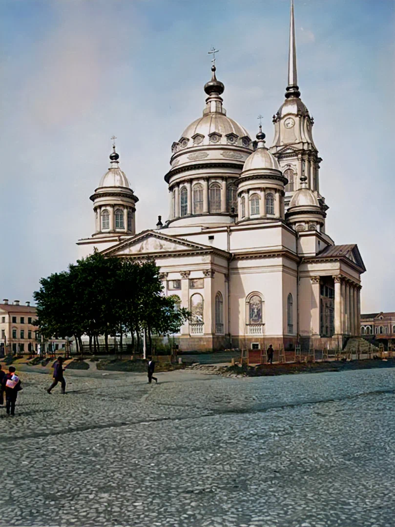 How did they live along the Volga River in Tsarist Russia? Amazing photos of the late 19th early 20th century. Landscapes of the Yaroslavl province - My, Yaroslavskaya oblast, Yaroslavl, Gubernia, Uglich, Colorization, The photo, Borisoglebsk, Volga river, Rybinsk, Old photo, Longpost, Story