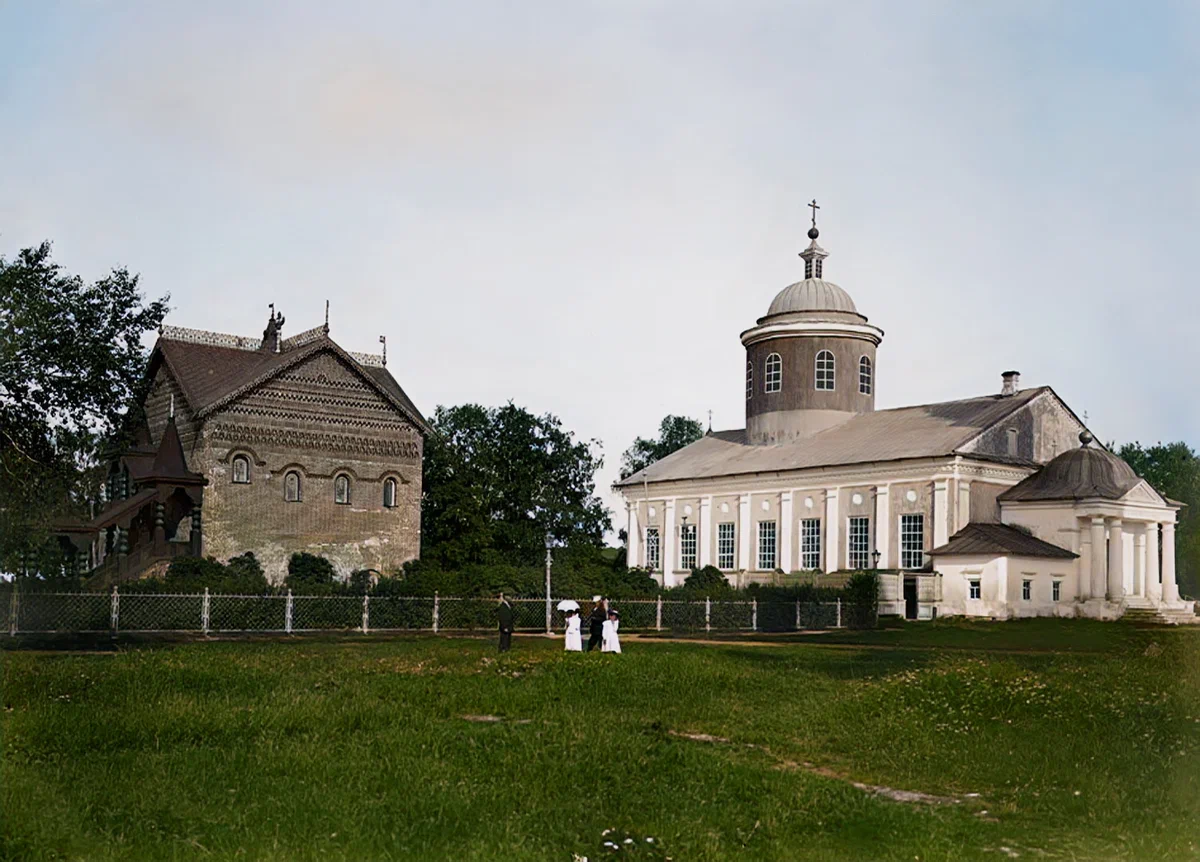 How did they live along the Volga River in Tsarist Russia? Amazing photos of the late 19th early 20th century. Landscapes of the Yaroslavl province - My, Yaroslavskaya oblast, Yaroslavl, Gubernia, Uglich, Colorization, The photo, Borisoglebsk, Volga river, Rybinsk, Old photo, Longpost, Story