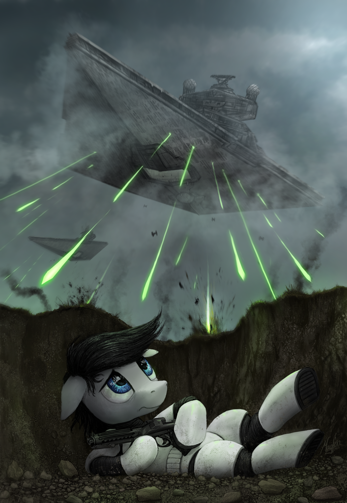 Friendly Fire - My little pony, Original character, Star Wars, Magfen, Longpost