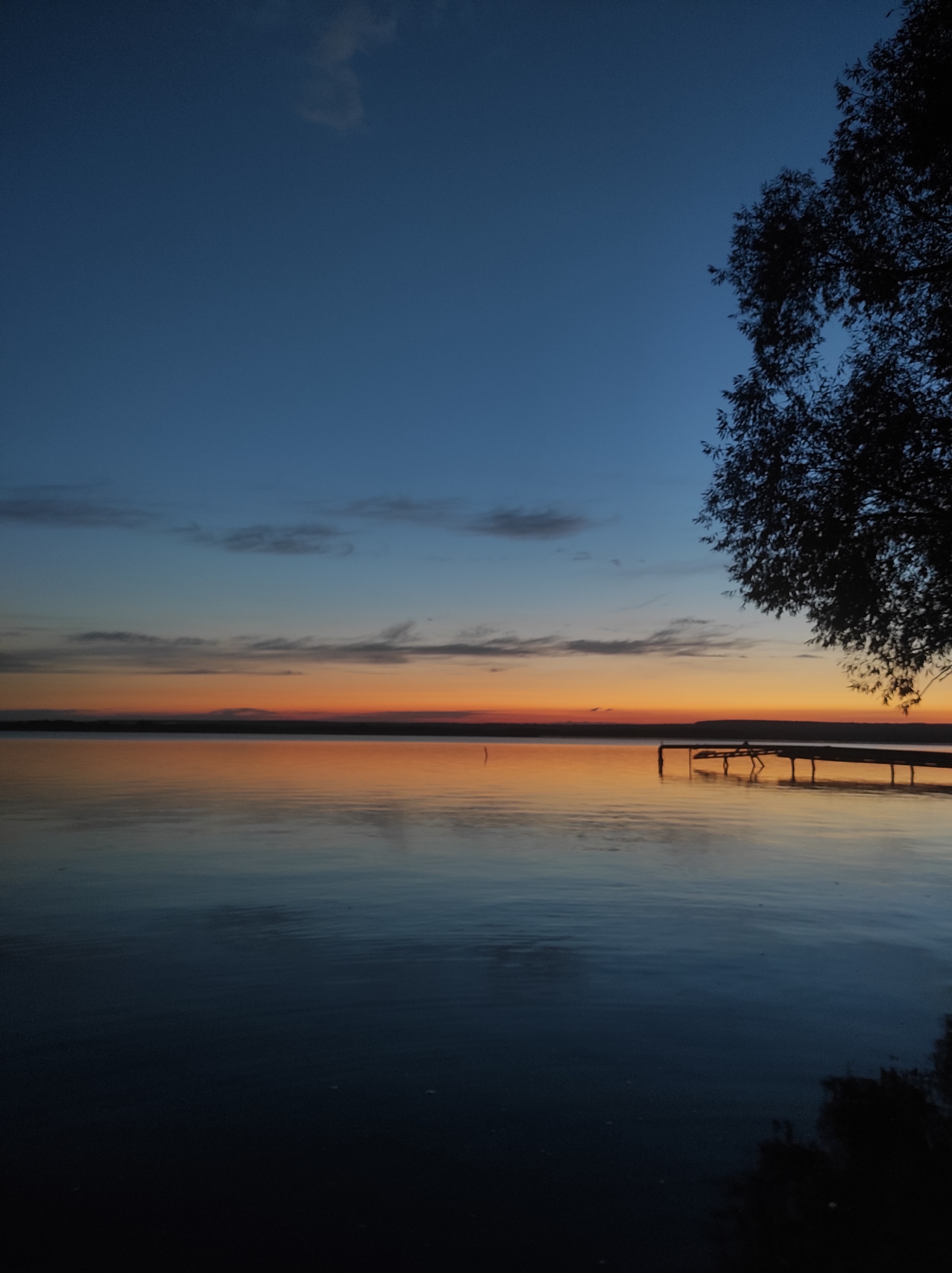 Sunset on the shore of the Novovoronezh nuclear power plant - My, Sunset, Novovoronezh NPP, Longpost