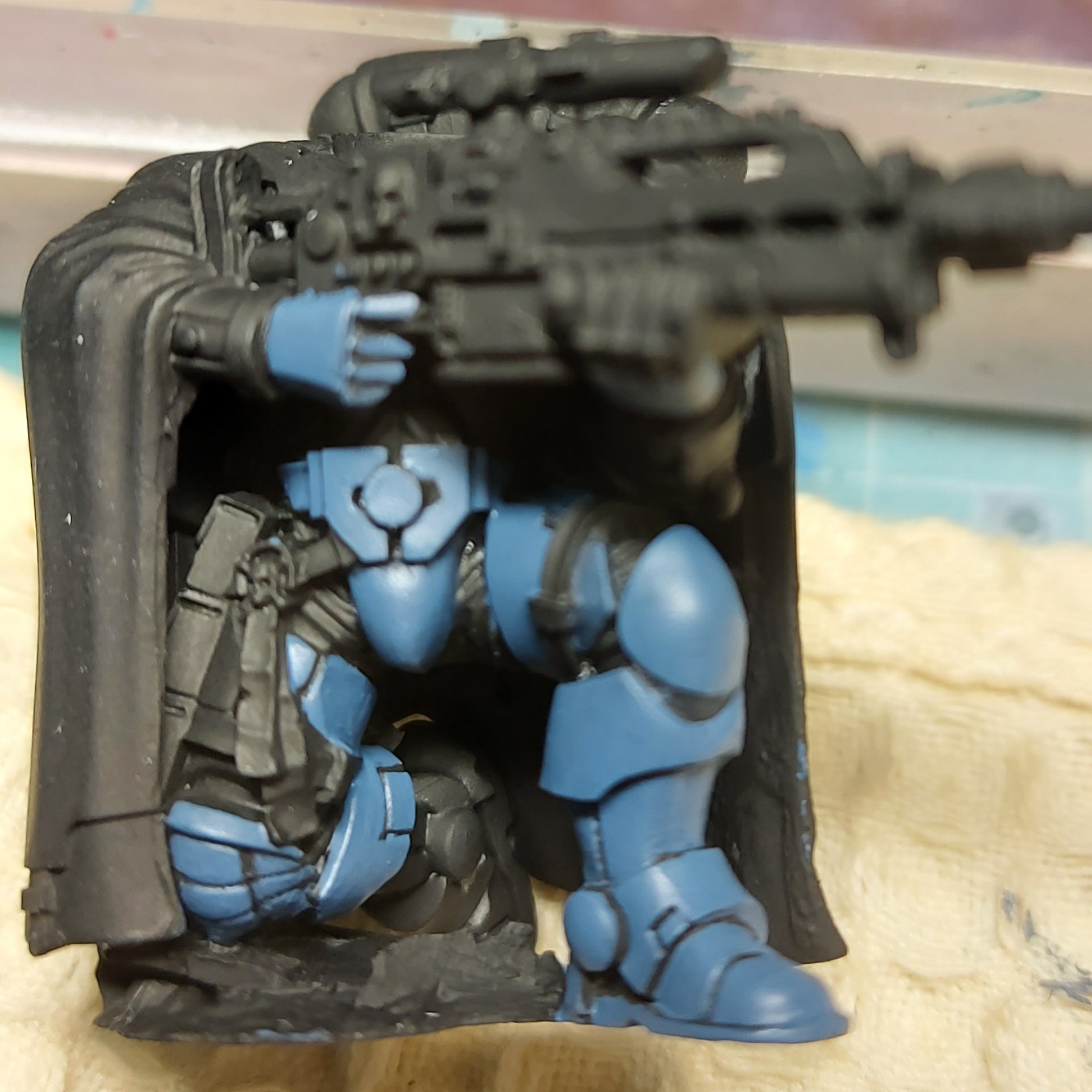 Wolf Eliminators - My, Warhammer 40k, Wh miniatures, Space wolves, Painting miniatures, Miniature, Longpost, Primaris space marines