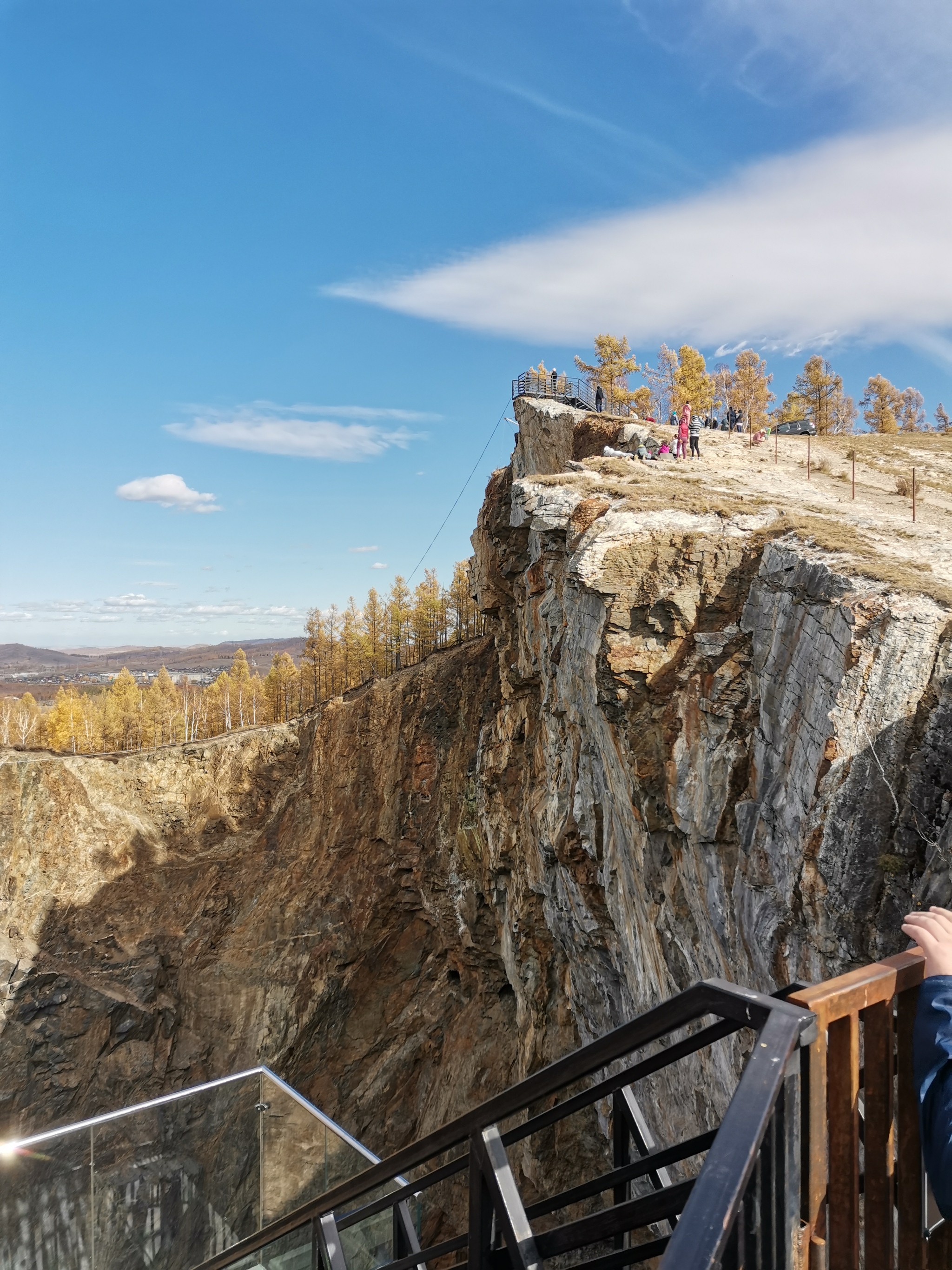 Tuim Proval - My, beauty of nature, Autumn, The rocks, Khakassia, Longpost, Nature