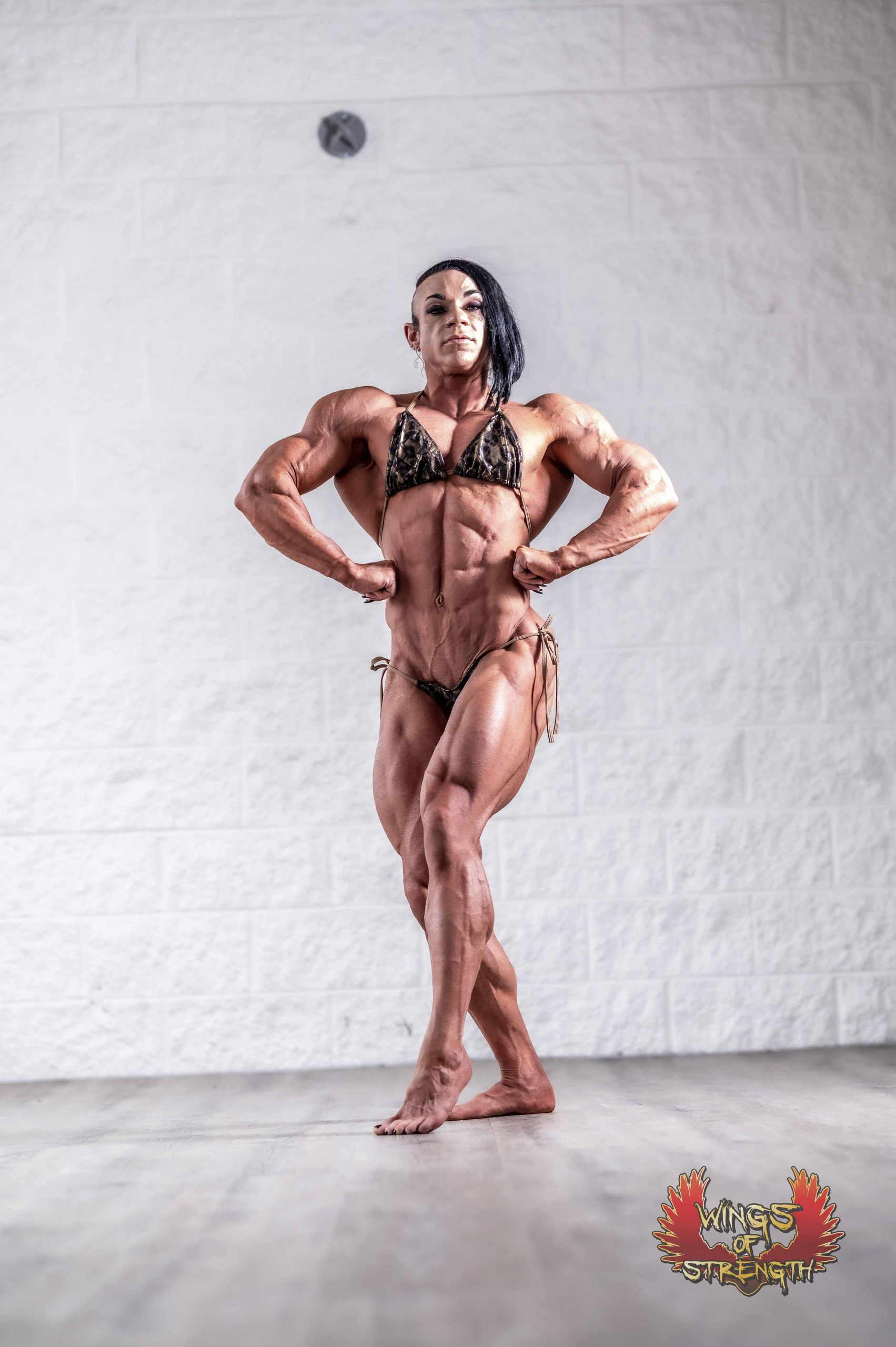 Angela Yeoh - NSFW, Angela Yeo, Bodybuilders, Body-building, The photo, Muscle, Booty, Swimsuit, Torso, Press, Sleep-Sleep, Sports girls, Longpost, Strong girl