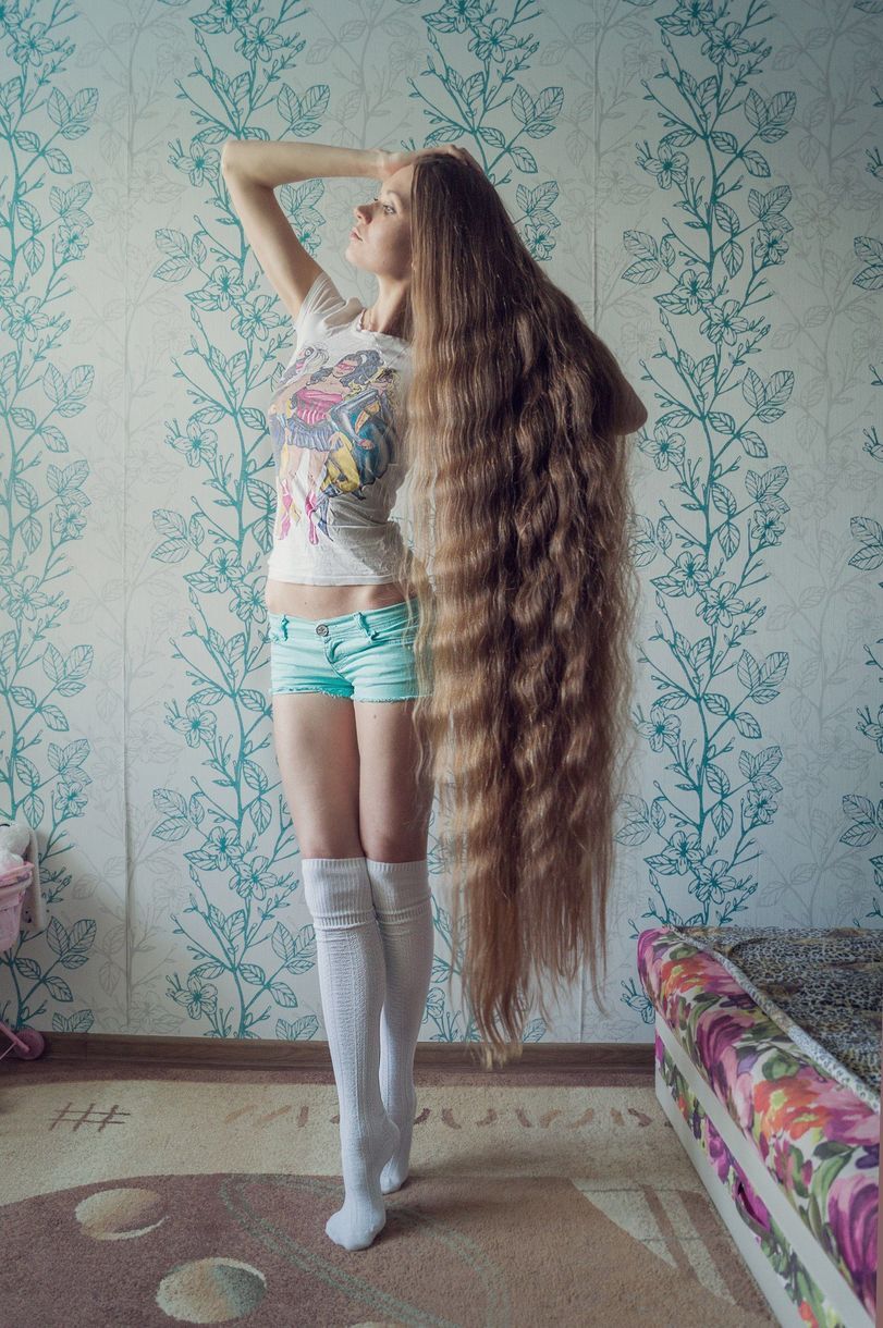 Daria Gubanova - Girls, The photo, Long hair, Legs