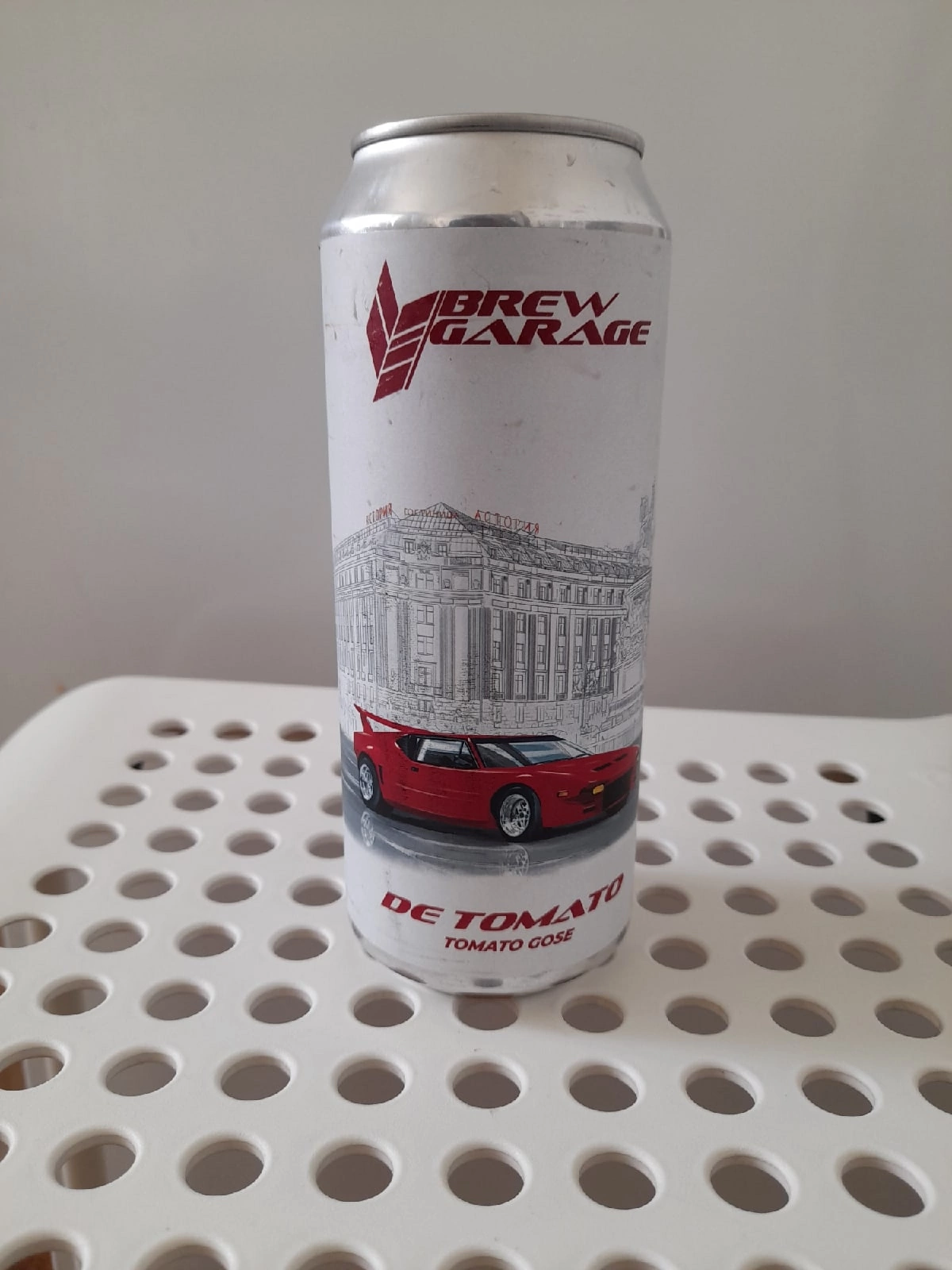 The sad roar of engines and goze De Tomato from Brew Garage - My, Beer, Craft, Overview, Tomatoes, Opinion, Longpost, Gose