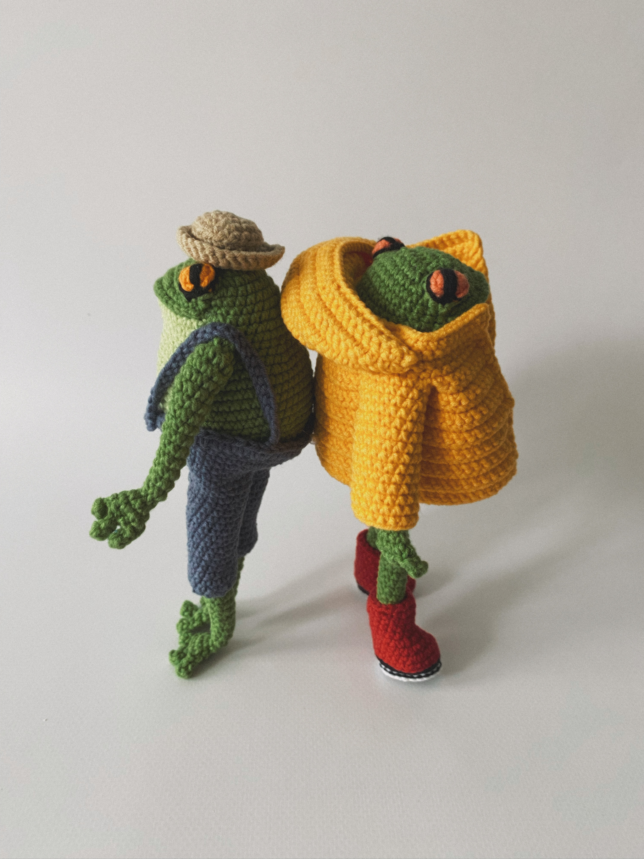 knitted frogs - My, Amigurumi, Knitting, Crochet, Toys, Needlework, Needlework without process, Hobby, Creation, Frogs, Handmade, With your own hands, Longpost