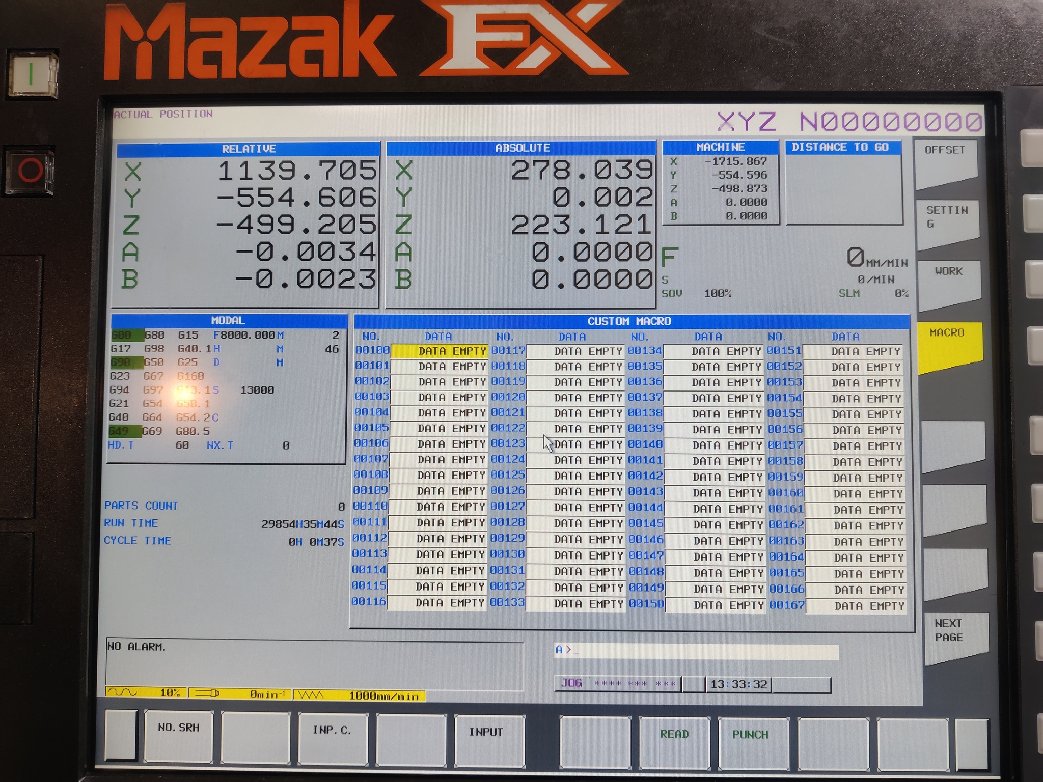 Anchoring the center of the hole :) - My, CNC, Mazak, Fanuc