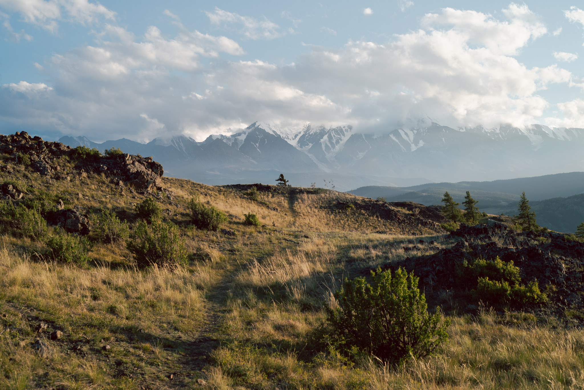 Kurai steppe. - My, The mountains, The photo, Nature, Altai Republic, Nikon, Longpost