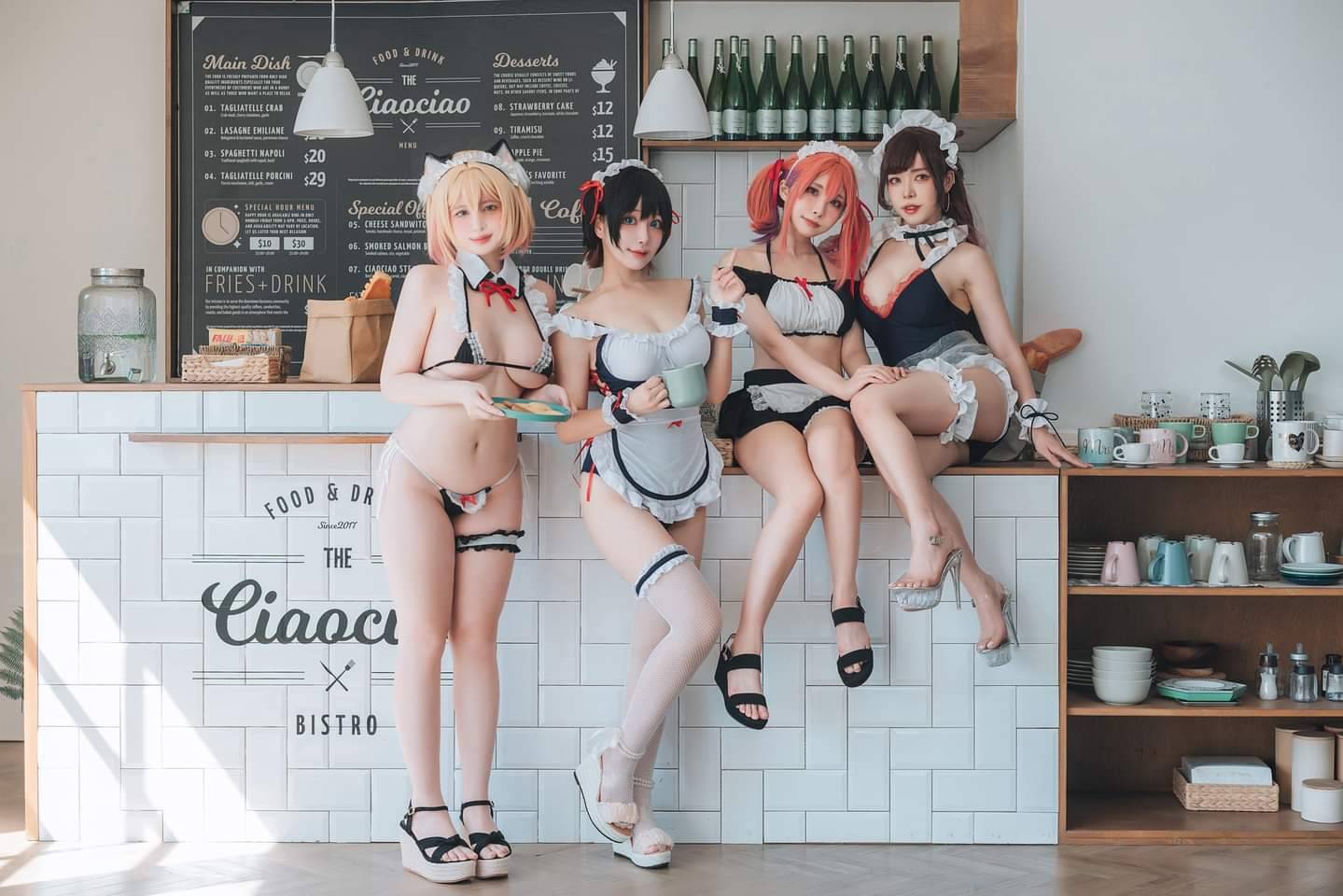 The right cafГ© - NSFW, Girls, Asian, Erotic, Cosplay, Underwear, Cafe, Longpost