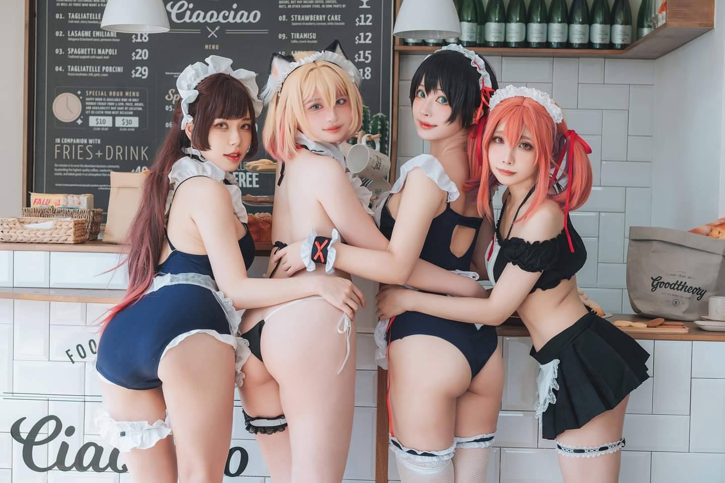 The right cafГ© - NSFW, Girls, Asian, Erotic, Cosplay, Underwear, Cafe, Longpost