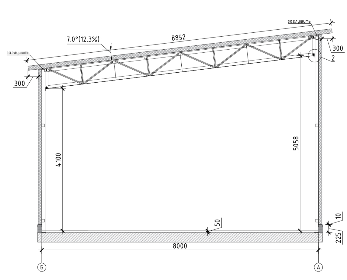 Автосервис 8х26х5м (4 поста, каркас на болтах как стол IKEA) | Пикабу