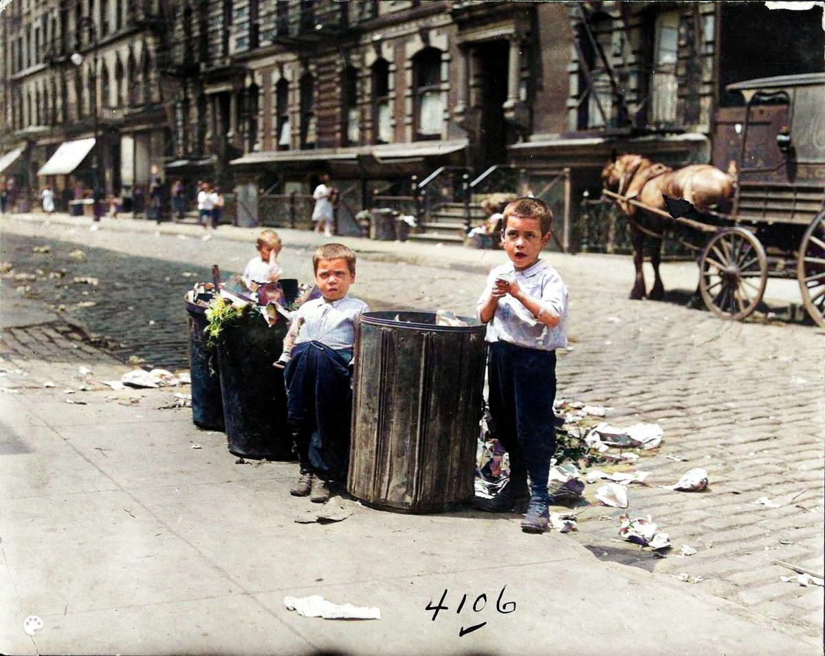 New York at the beginning of the 20th century. The life of ordinary people - My, Old photo, The photo, Colorization, Story, USA, The americans, Longpost