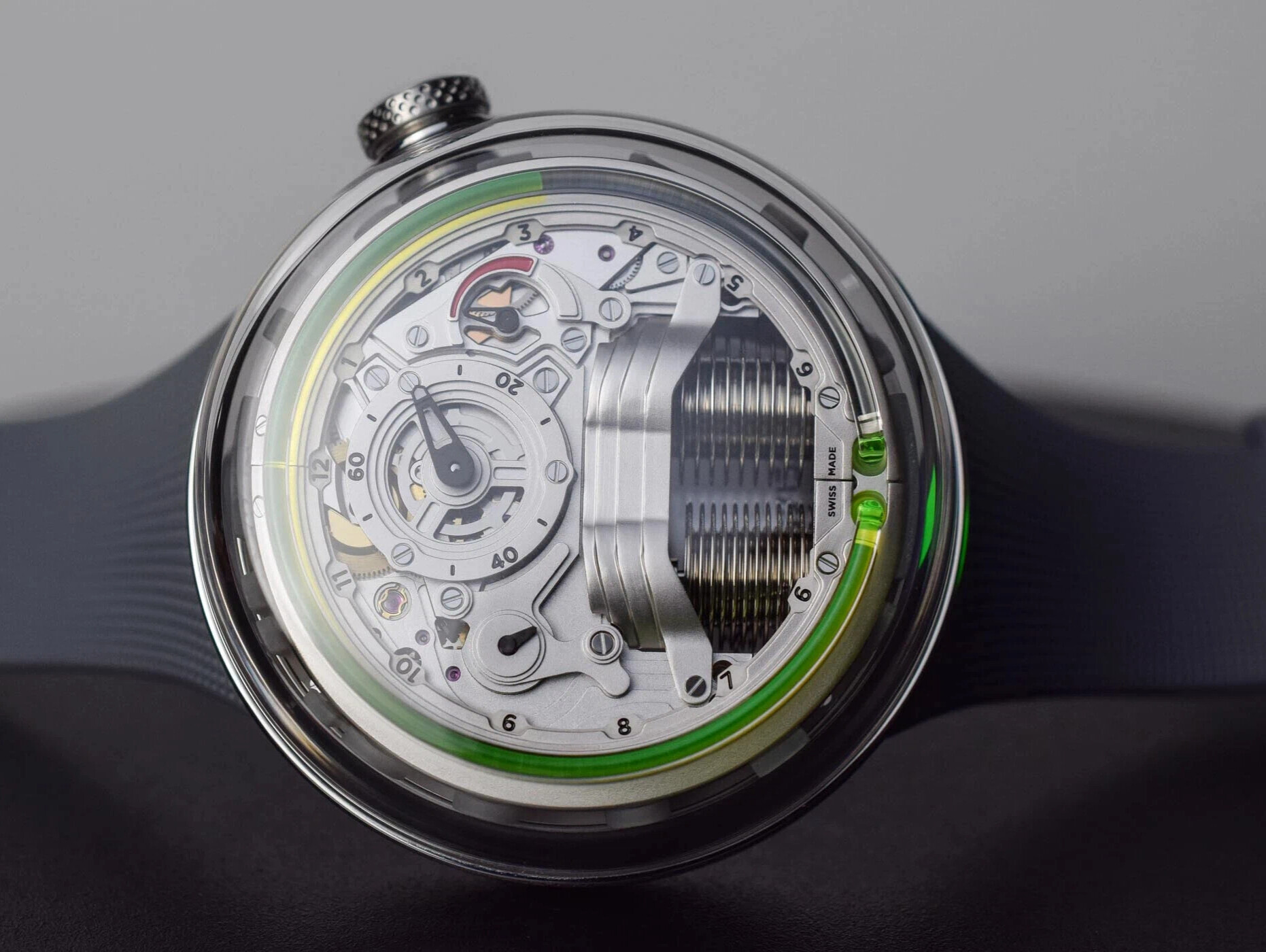 Clock with liquid hands. - My, Wrist Watch, Clock, Technologies, Unusual, Longpost