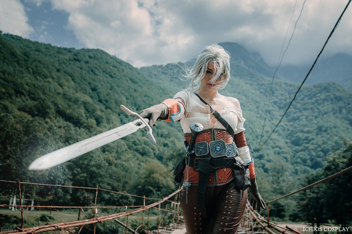 Martin - Ciri, Witcher, Cosplay, The photo, Girls, Longpost