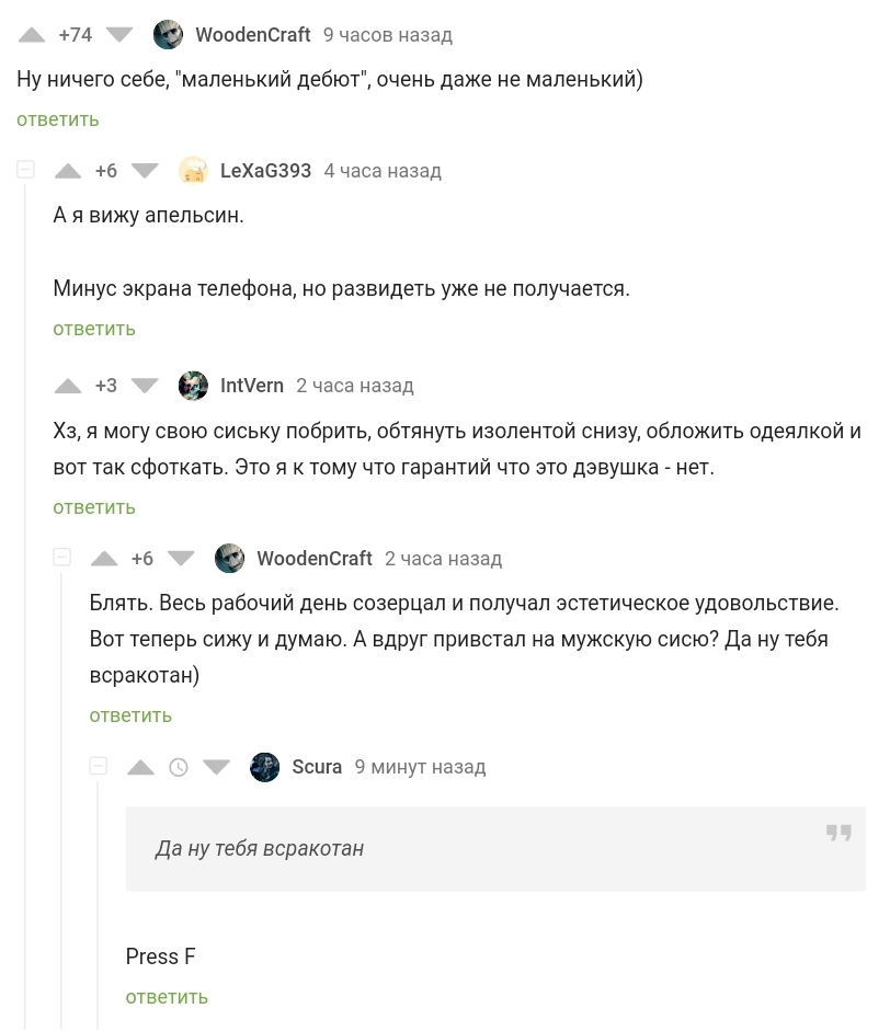 Вот так и лишаются гетеросексуальности - Комментарии на Пикабу, Гетеросексуалы, Юмор, Скриншот, Мат