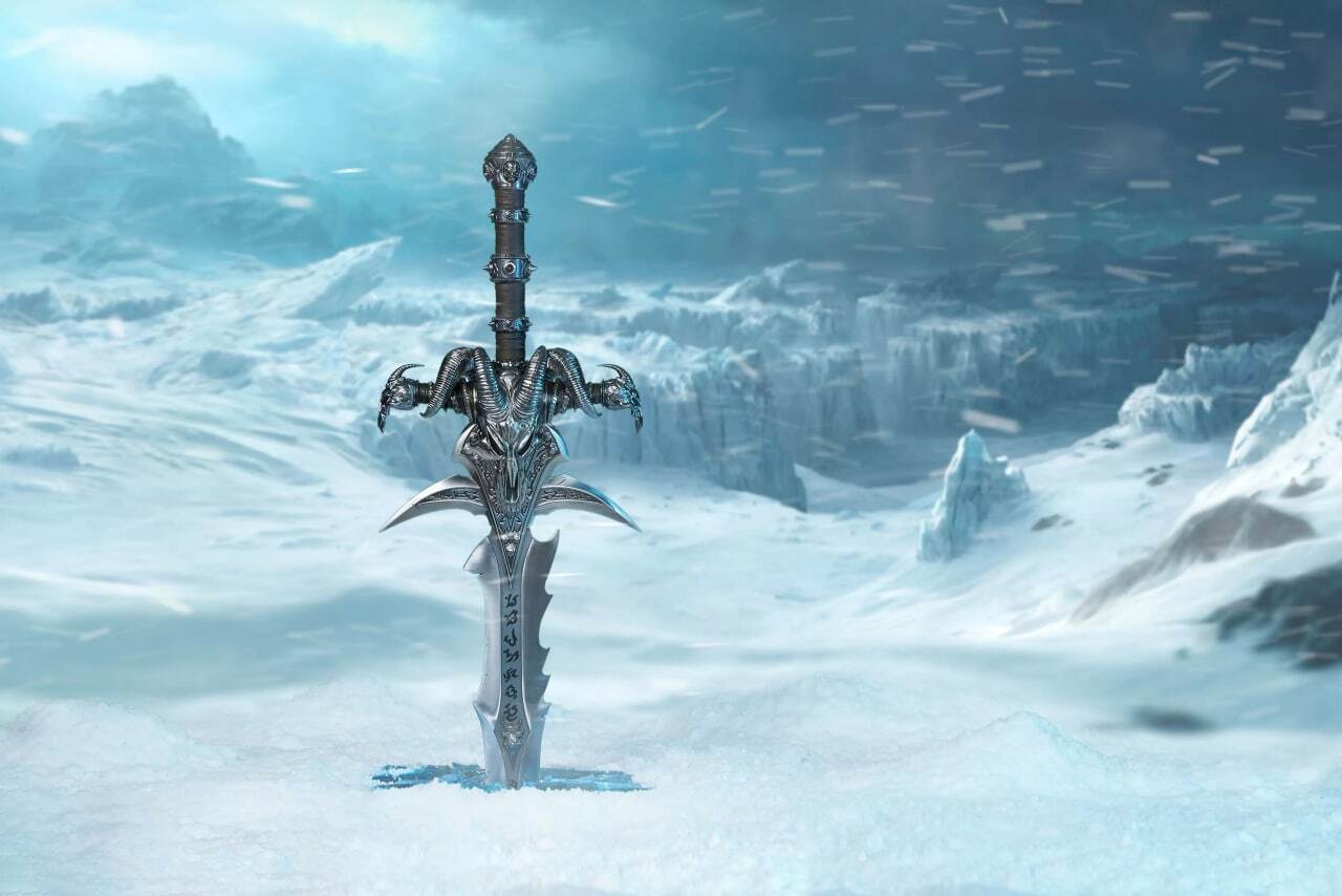 Blizzard open pre-orders for the 125 cm Frostmourne from Warcraft - Sword, World of warcraft, Winter, Blizzard, Longpost