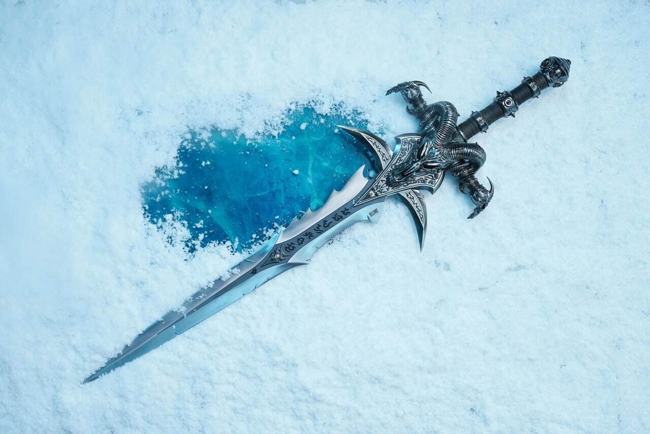 Blizzard open pre-orders for the 125 cm Frostmourne from Warcraft - Sword, World of warcraft, Winter, Blizzard, Longpost