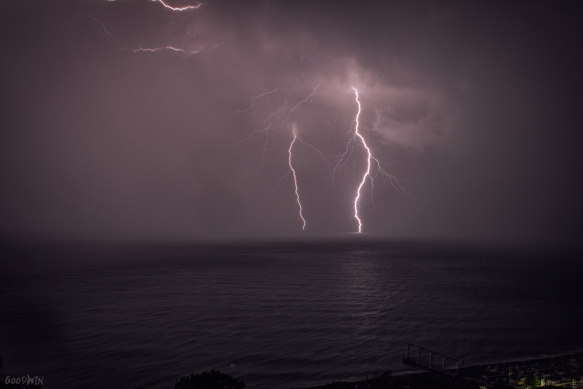 Lightning - My, Lightning, Thunderstorm, Nature, Sochi