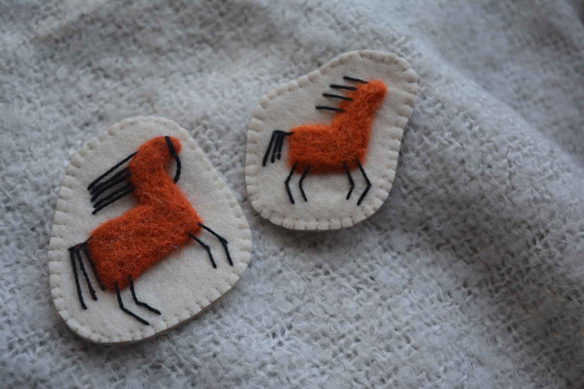 Mezen horse - My, Needlework without process, With your own hands, Handmade, Dry felting, Longpost