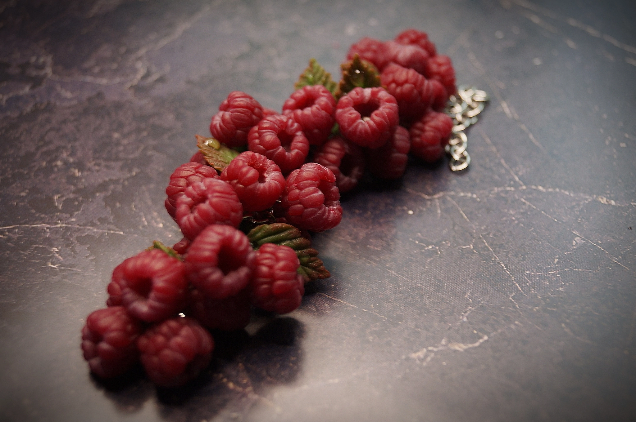 Have you seen raspberries in September? - My, Лепка, Polymer clay, Needlework without process, Creation, Berries, Raspberries, Decoration, Nature, Longpost