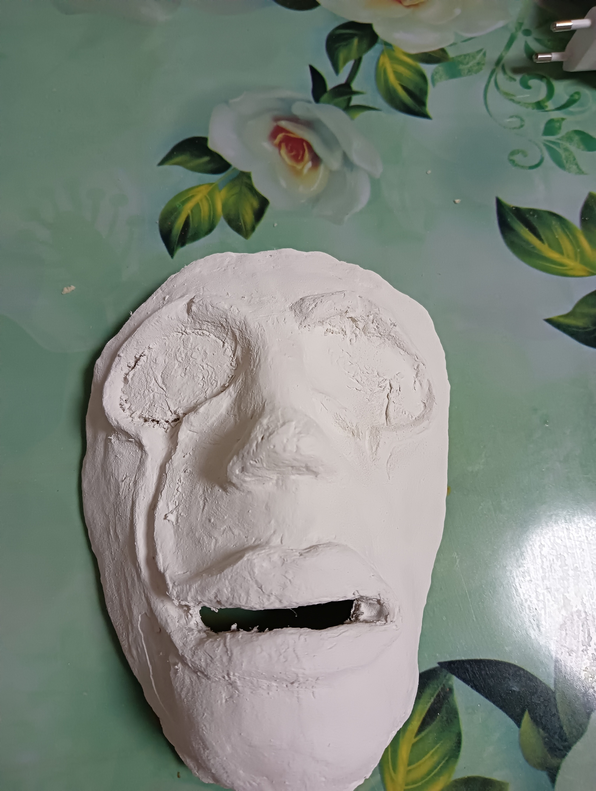 papier mache mask - My, Mask, Papier mache, Gypsum, With your own hands, Slipknot, Needlework with process