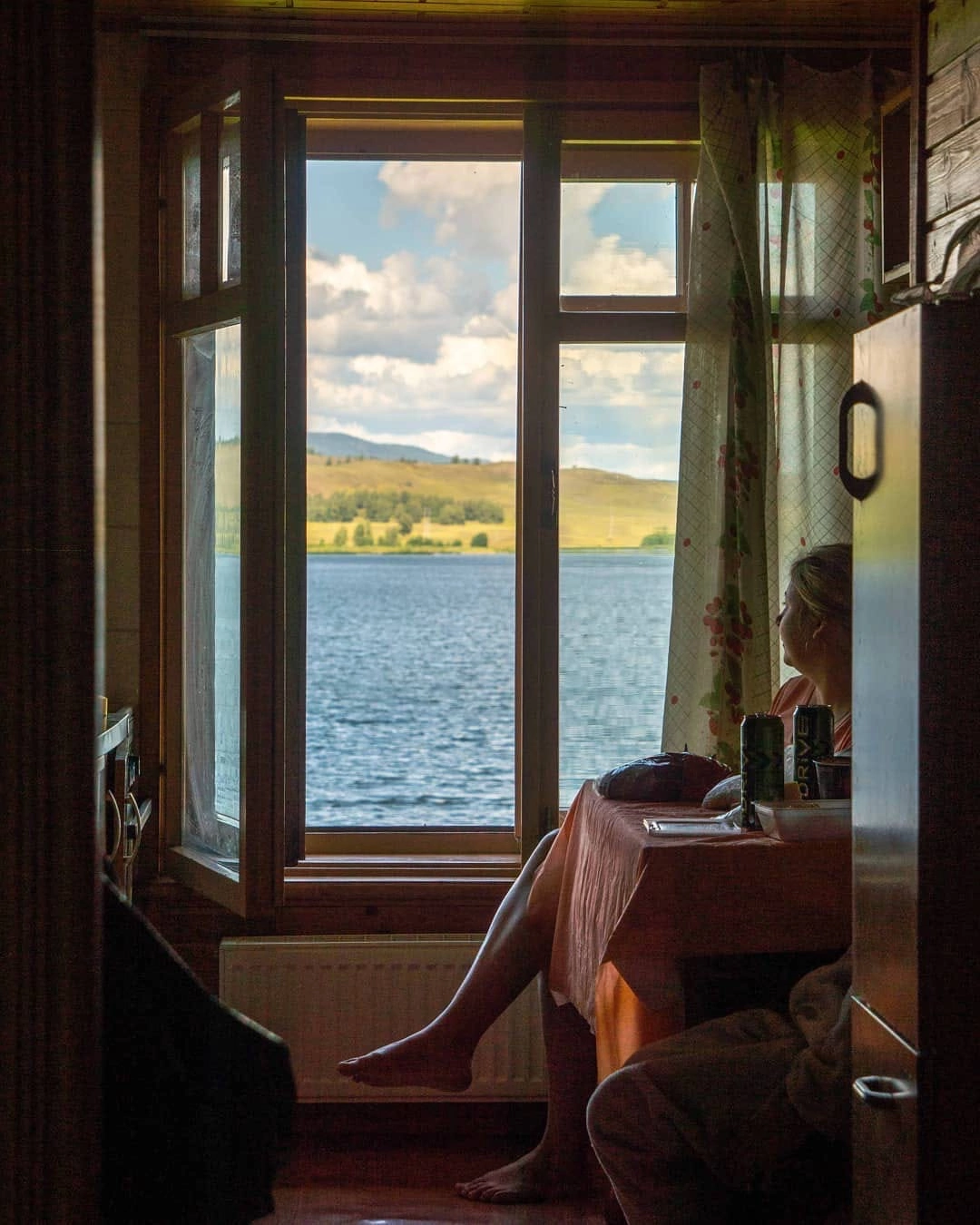 Ural view from the window - Southern Urals, View from the window, The nature of Russia, Kitchen, The photo, Bashkortostan, Lake