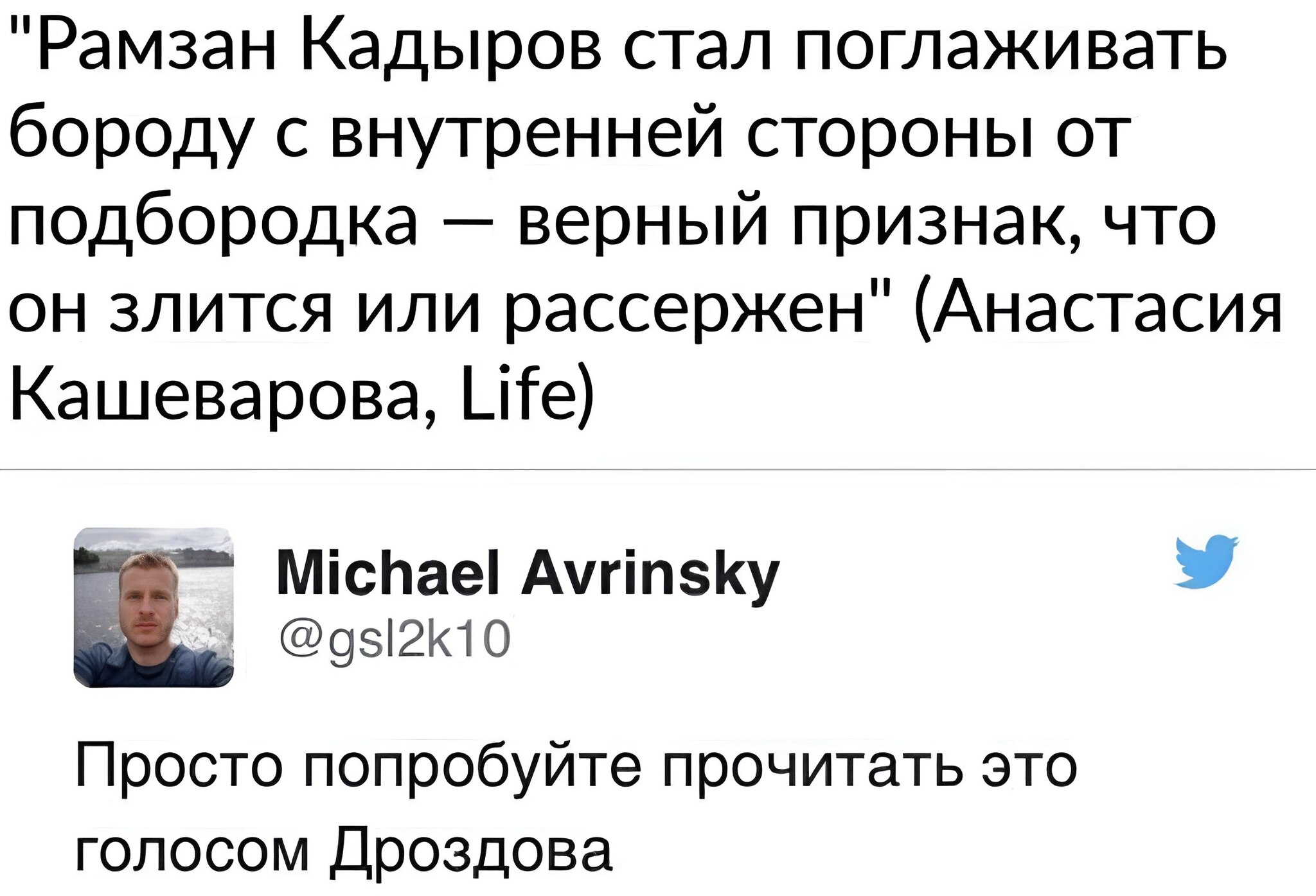 В мире животных - Рамзан Кадыров, Twitter, Комментарии, Скриншот, Политика