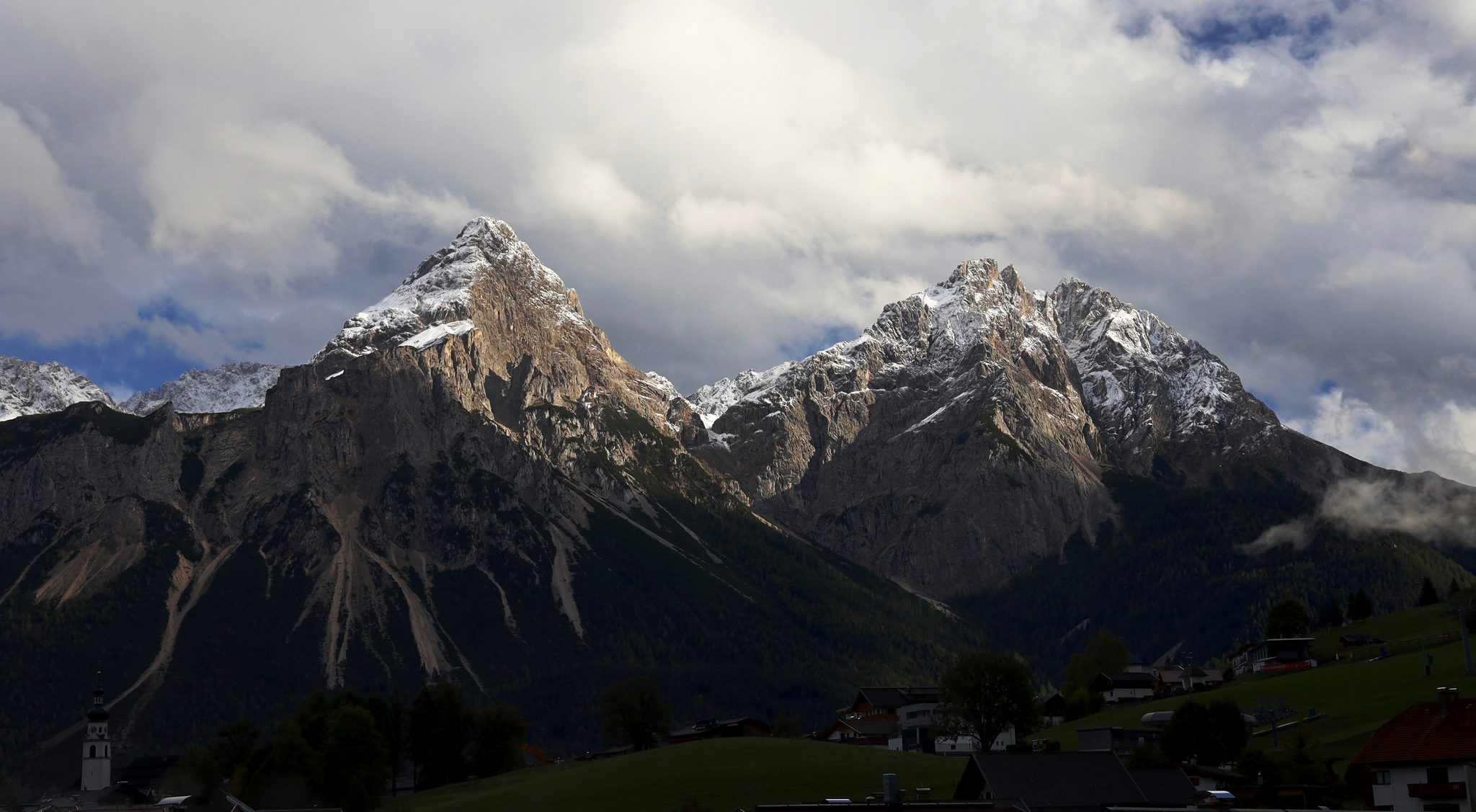 Zugspitz Arena 2 - My, The mountains, Alps, Zugspitze Peak, Austria, The photo