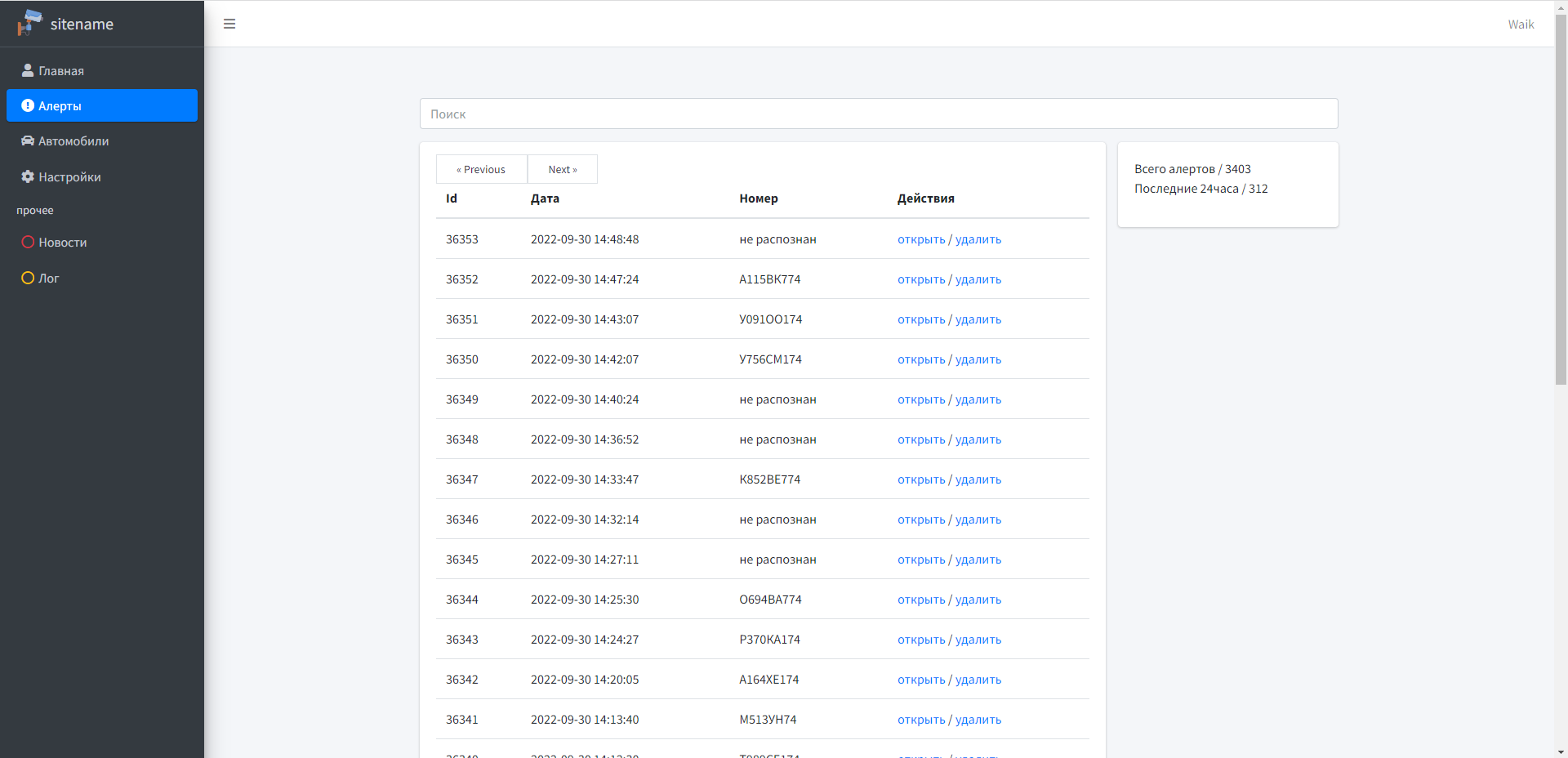 Part 2. Created a home video surveillance system with number recognition - My, Development of, Programming, Video monitoring, IP Camera, Longpost, Video, Youtube