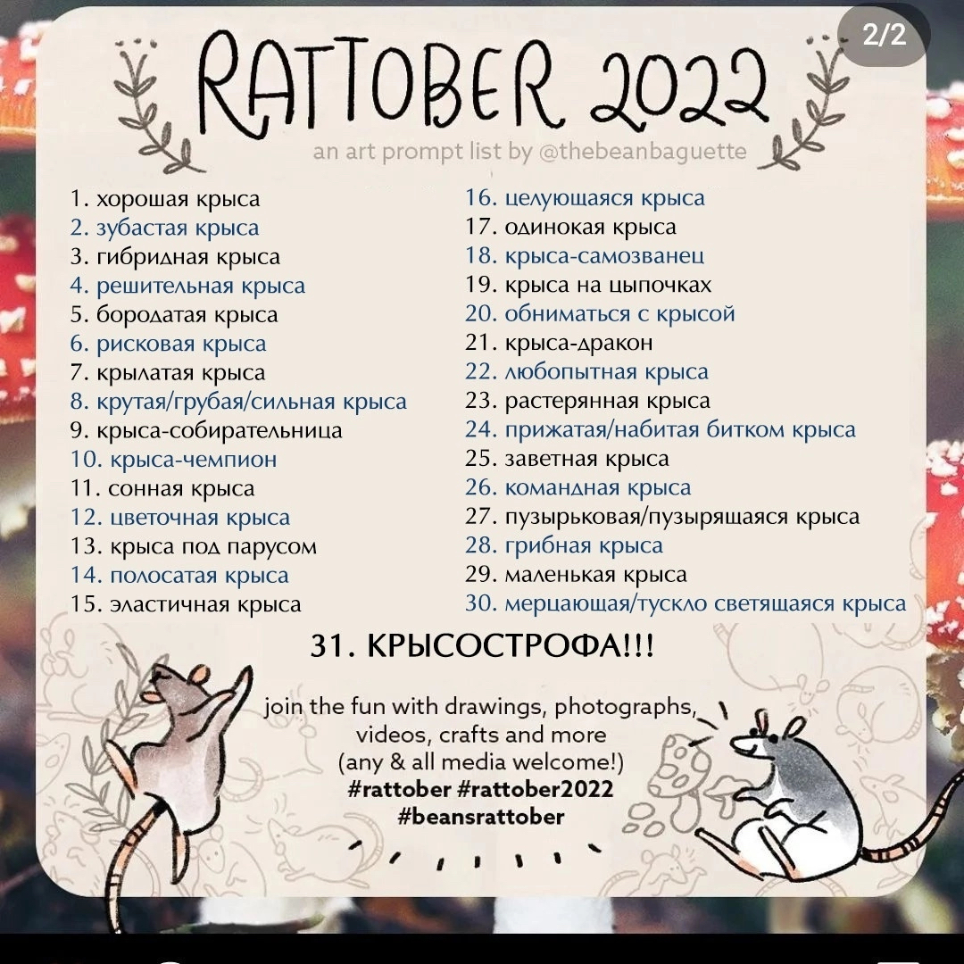 Rattober 2022 - My, Midjourney, Нейронные сети, Rat, Longpost, Rattober