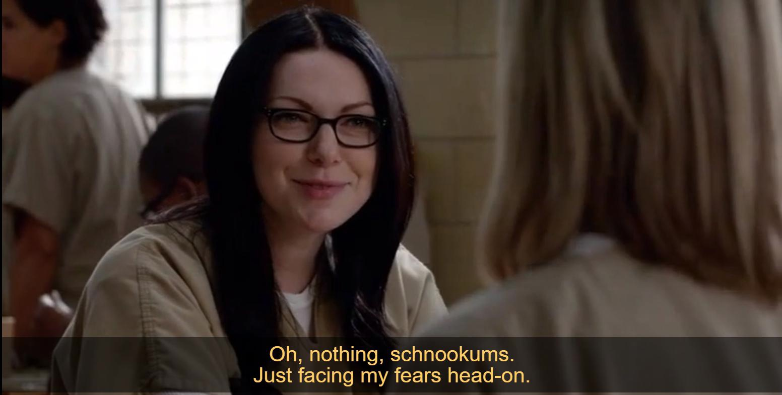 A selection of vocabulary about it from the series Orange is the New Black - My, English language, English by TV series, Slang, Orange New Black, Relationship, Longpost