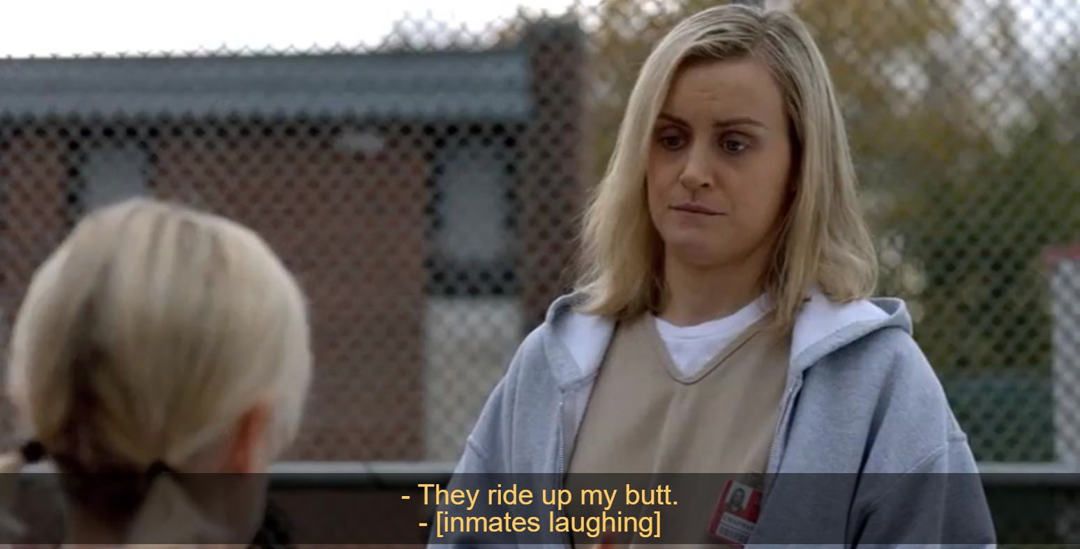 A selection of vocabulary about it from the series Orange is the New Black - My, English language, English by TV series, Slang, Orange New Black, Relationship, Longpost