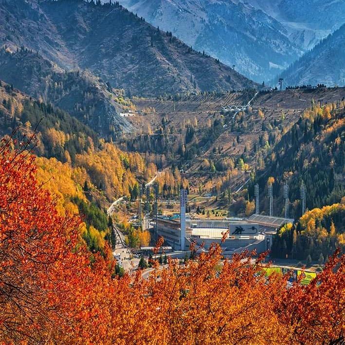 Medeu, Almaty - Medeo, Almaty, Kazakhstan, Almaty mountains, Autumn, Instagram