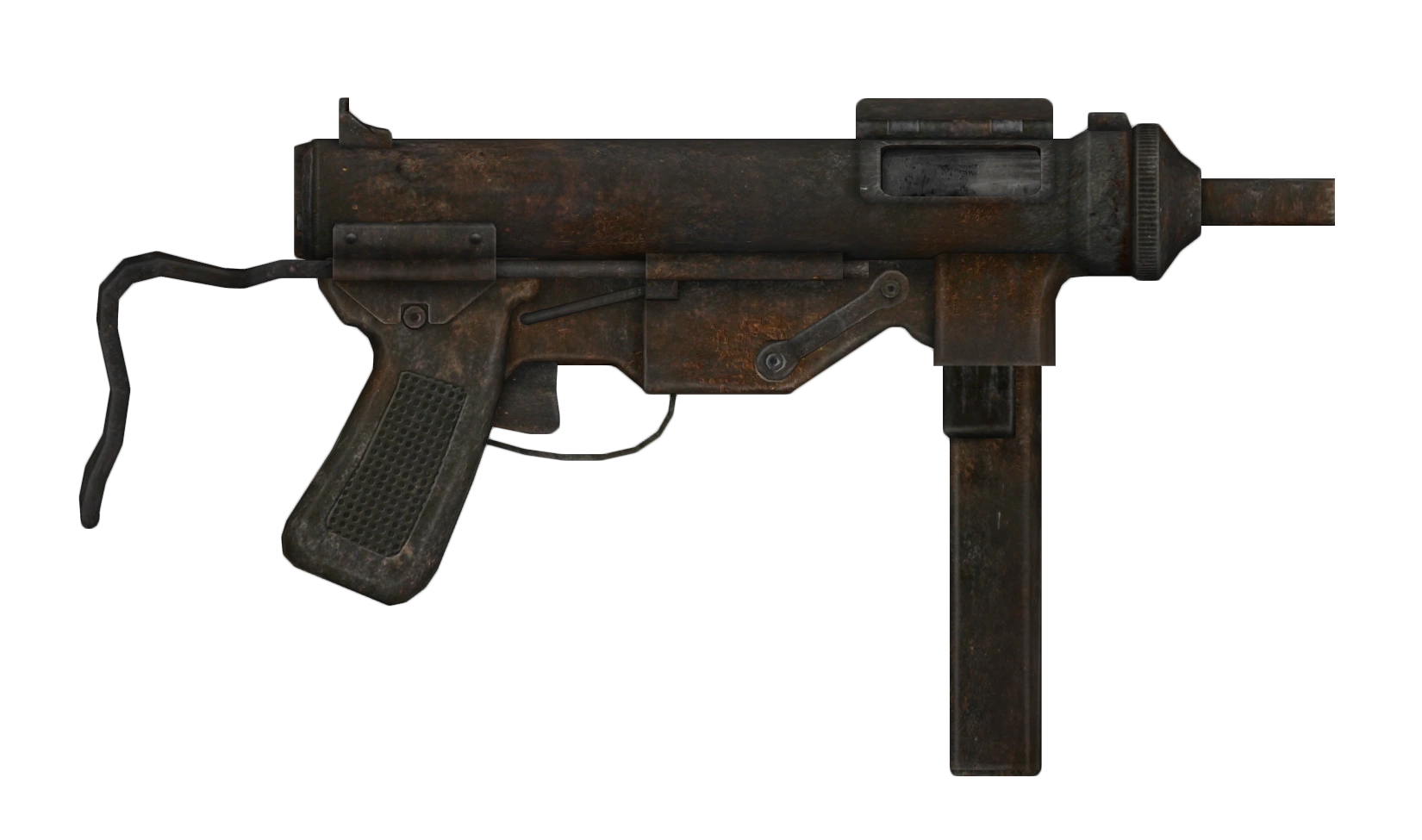 Pistols and submachine guns in the Fallout game series - My, Firearms, alternative history, Fallout, Post apocalypse, Computer games, Role-playing games, Fallout 1, Fallout 2, Fallout 3, Fallout 4, Fallout: New Vegas, Fallout 76, Longpost