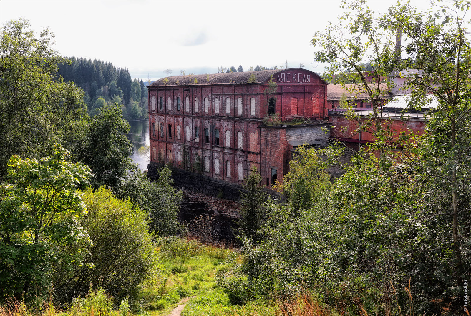 Photo walk: Lyaskelya, Russia - My, Photobritish, Travels, sights, Church, Waterfall, Travel across Russia, Карелия, Longpost