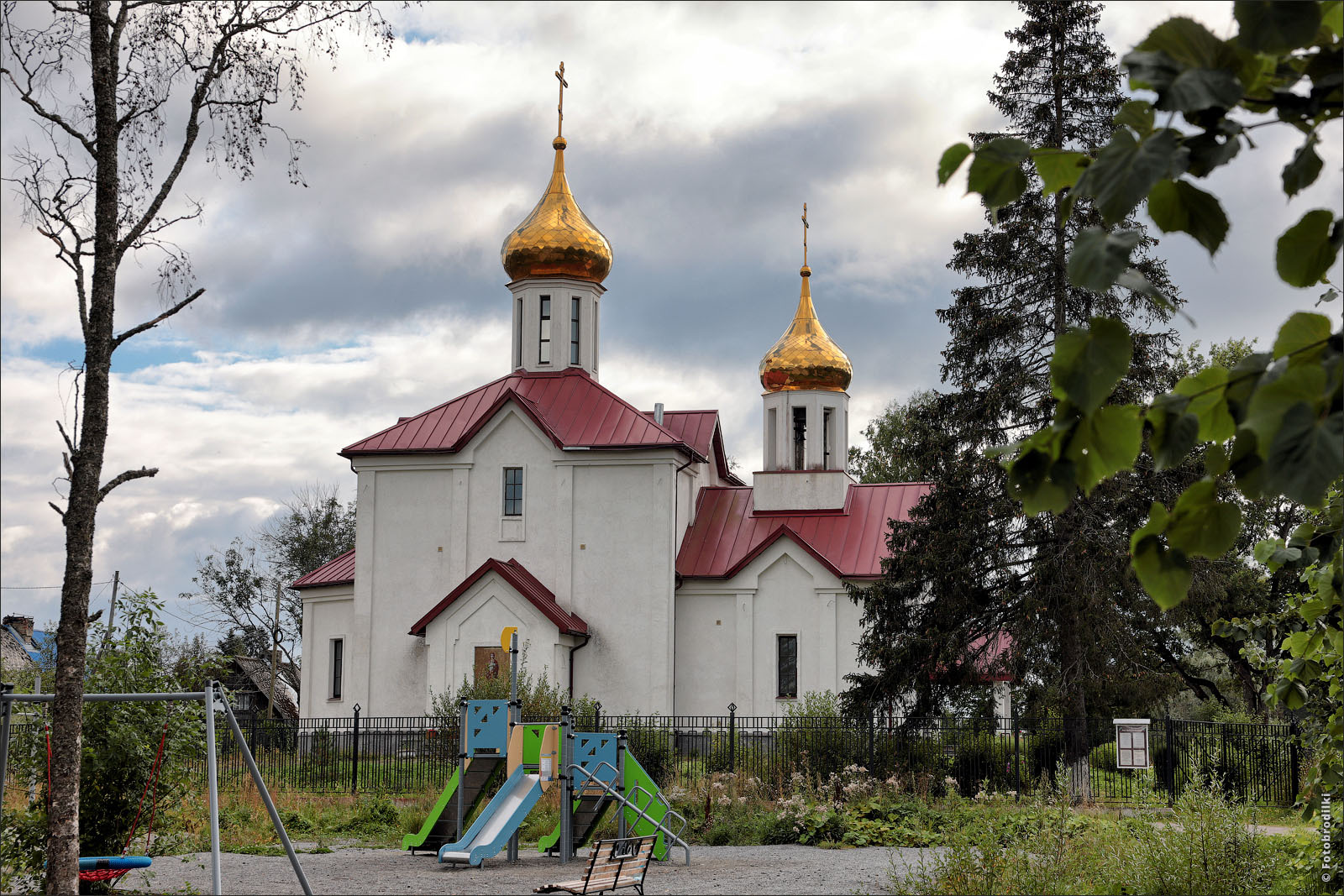 Photo walk: Lyaskelya, Russia - My, Photobritish, Travels, sights, Church, Waterfall, Travel across Russia, Карелия, Longpost