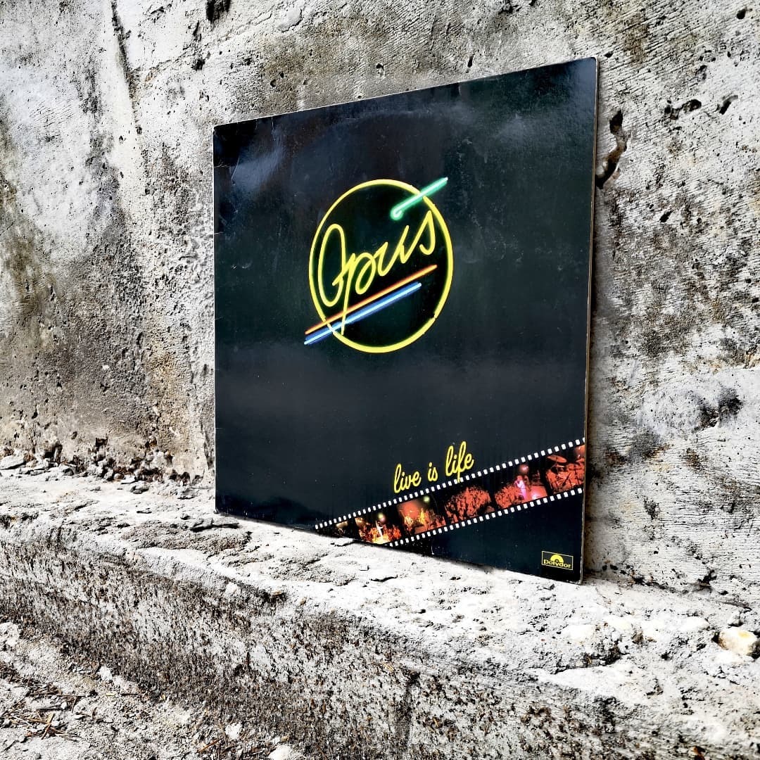 Opus - Live Is Life - Opus, Vinyl, Vinyl records, Mobile photography