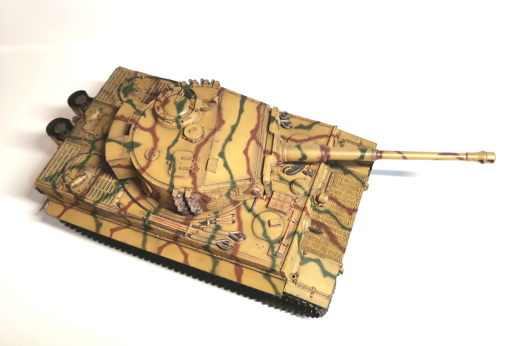 German heavy tank Pz.Kpfw.VI Ausf.E Tiger, 1:35, Dragon - My, Stand modeling, The Second World War, Tiger, 1:35, The Dragon, Tanks, Longpost