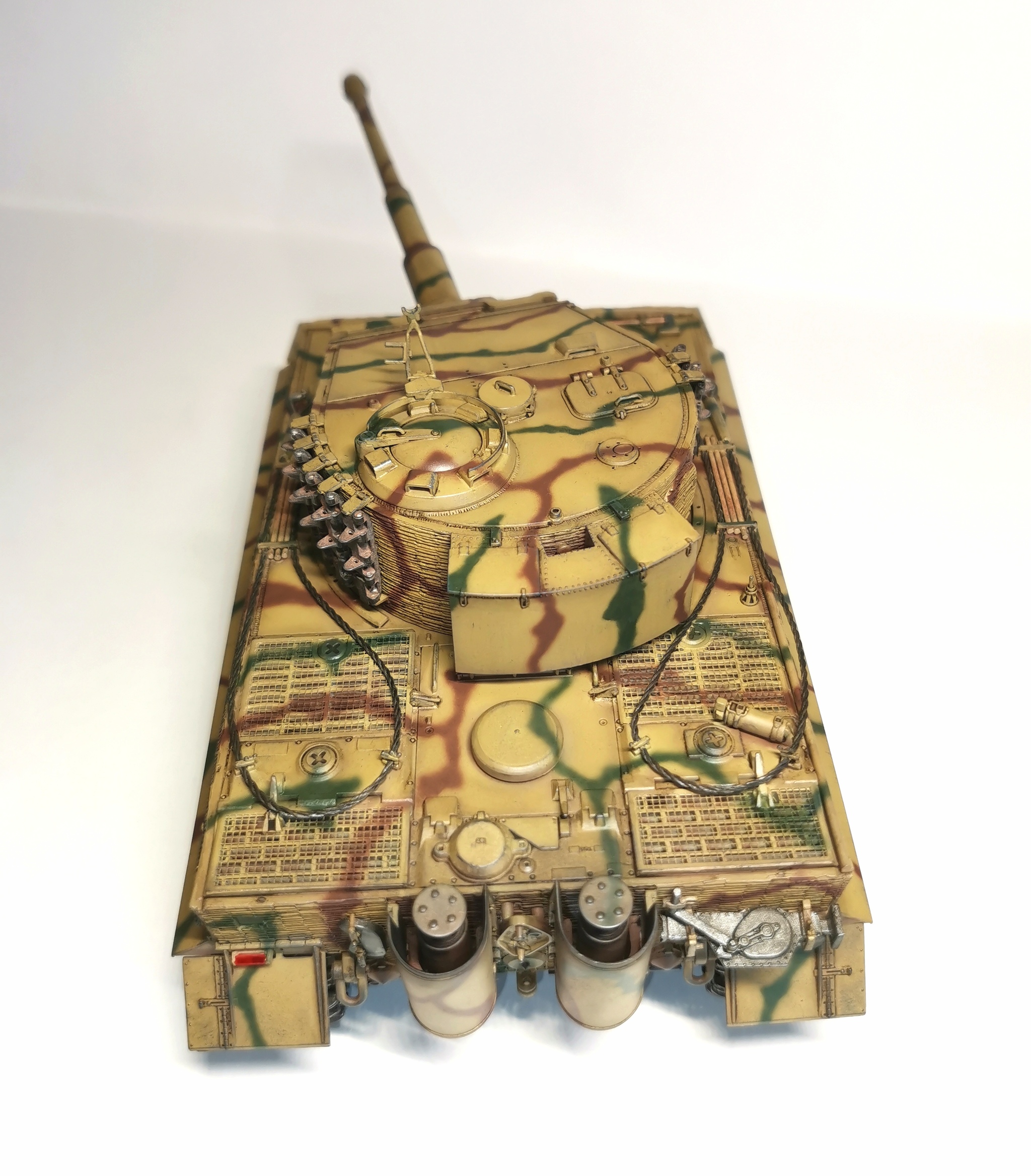 German heavy tank Pz.Kpfw.VI Ausf.E Tiger, 1:35, Dragon - My, Stand modeling, The Second World War, Tiger, 1:35, The Dragon, Tanks, Longpost