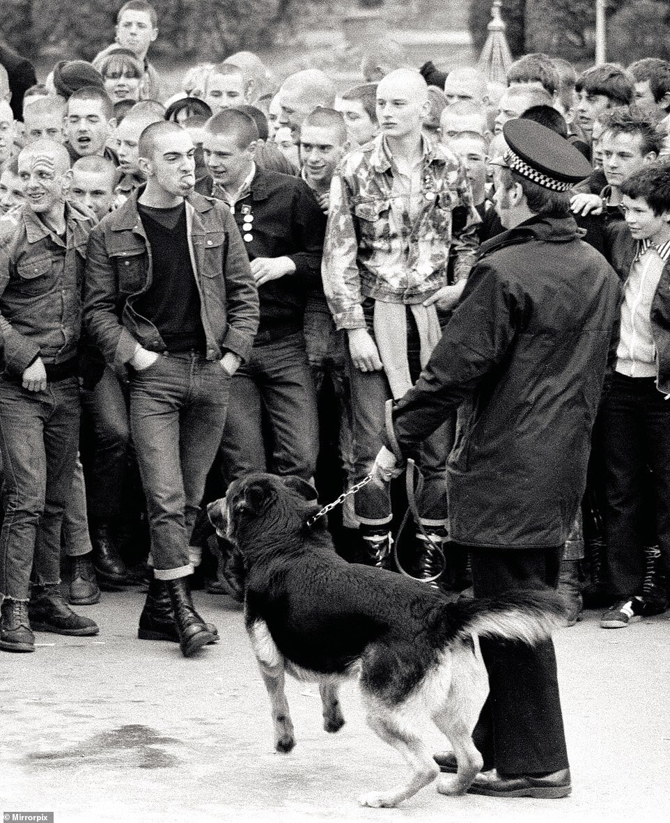 Punks (skins) of England, in the period 60 - 70s - Old photo, England, Punks, Skins, Longpost