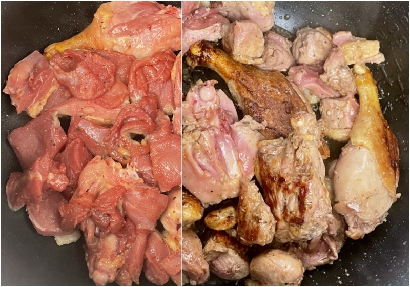 Duck and two cabbages. - My, Food, Recipe, Solyanka, Longpost, Duck, Meat